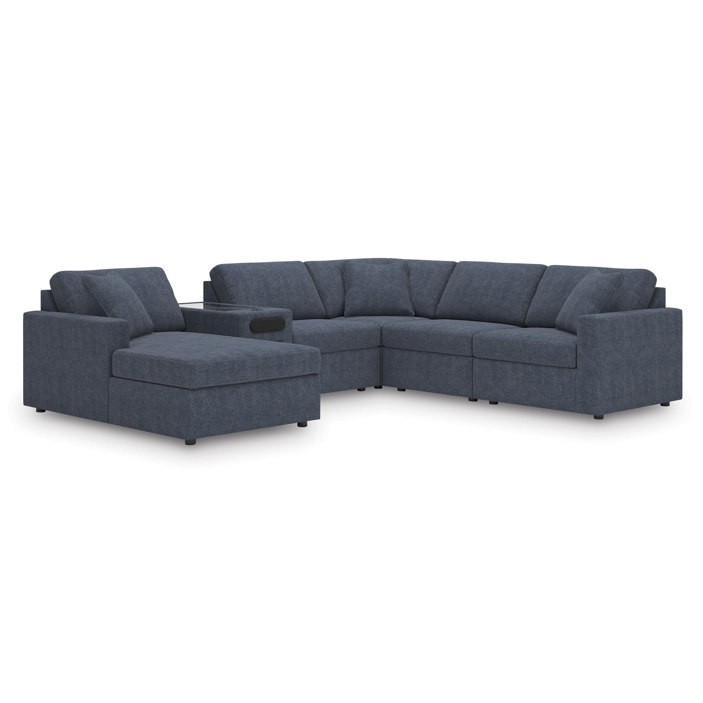Signature Design by Ashley Modmax 92121S50 6 pc Sectional with Audio System and Chaise