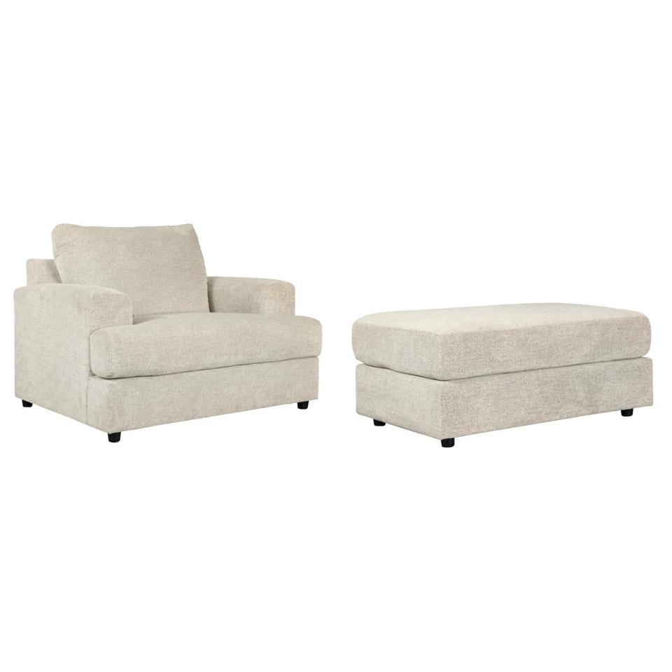 Signature Design by Ashley Soletren 95104U1 Chair and Ottoman - Image 1