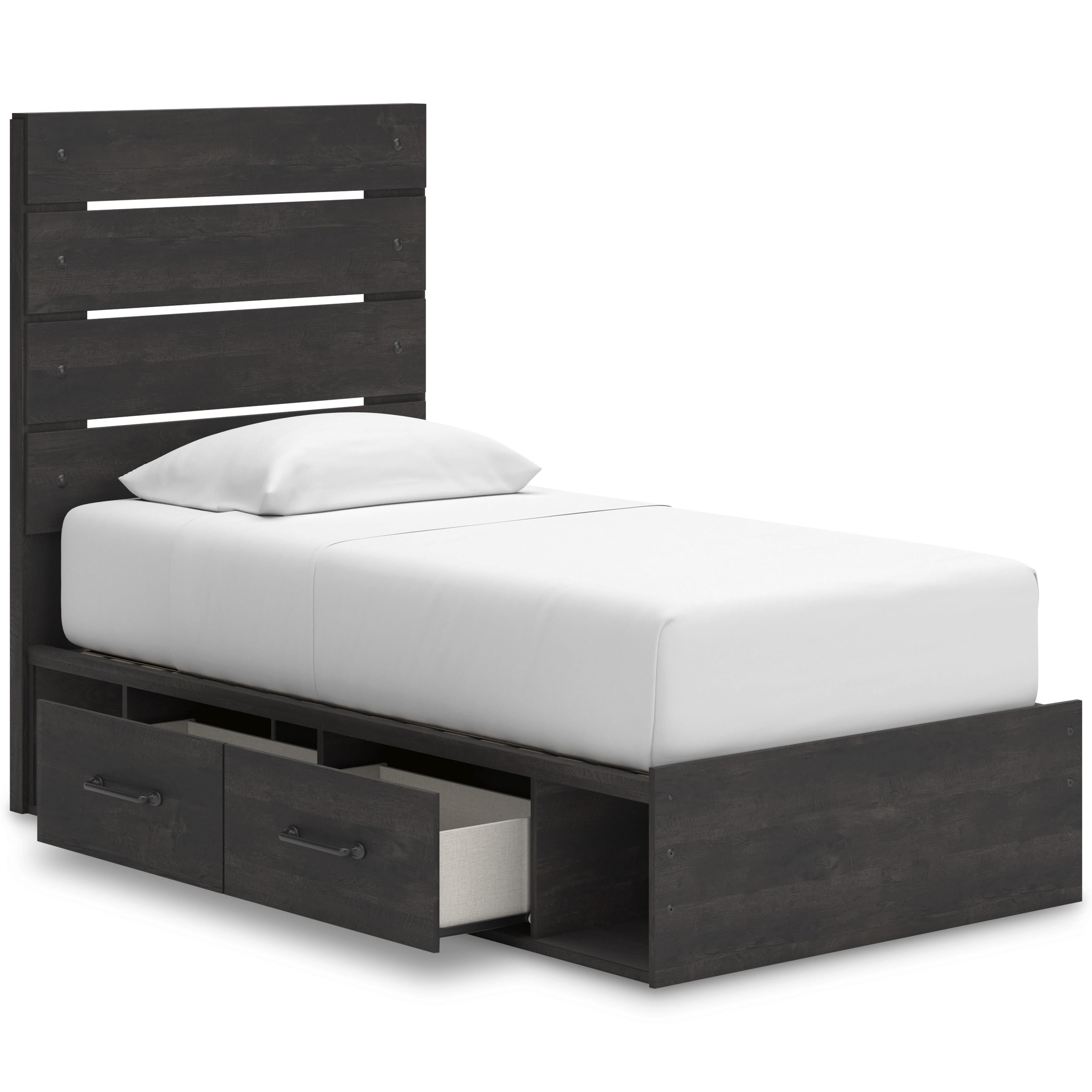 Signature Design by Ashley Hollivern PCB2108B17 Twin Panel Storage Bed - Image 2