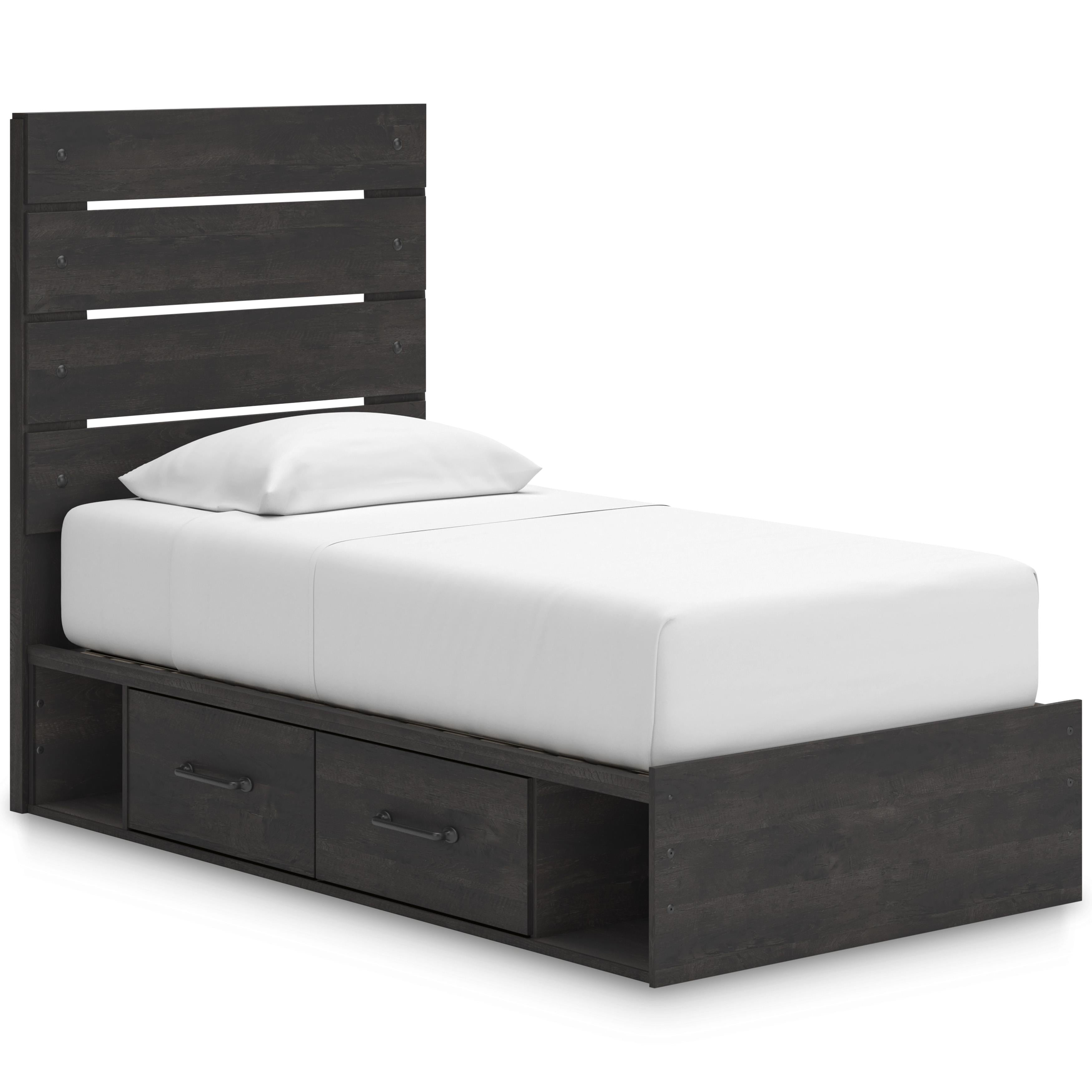 Signature Design by Ashley Hollivern PCB2108B18 Twin Panel Bed with Storage - Image 1