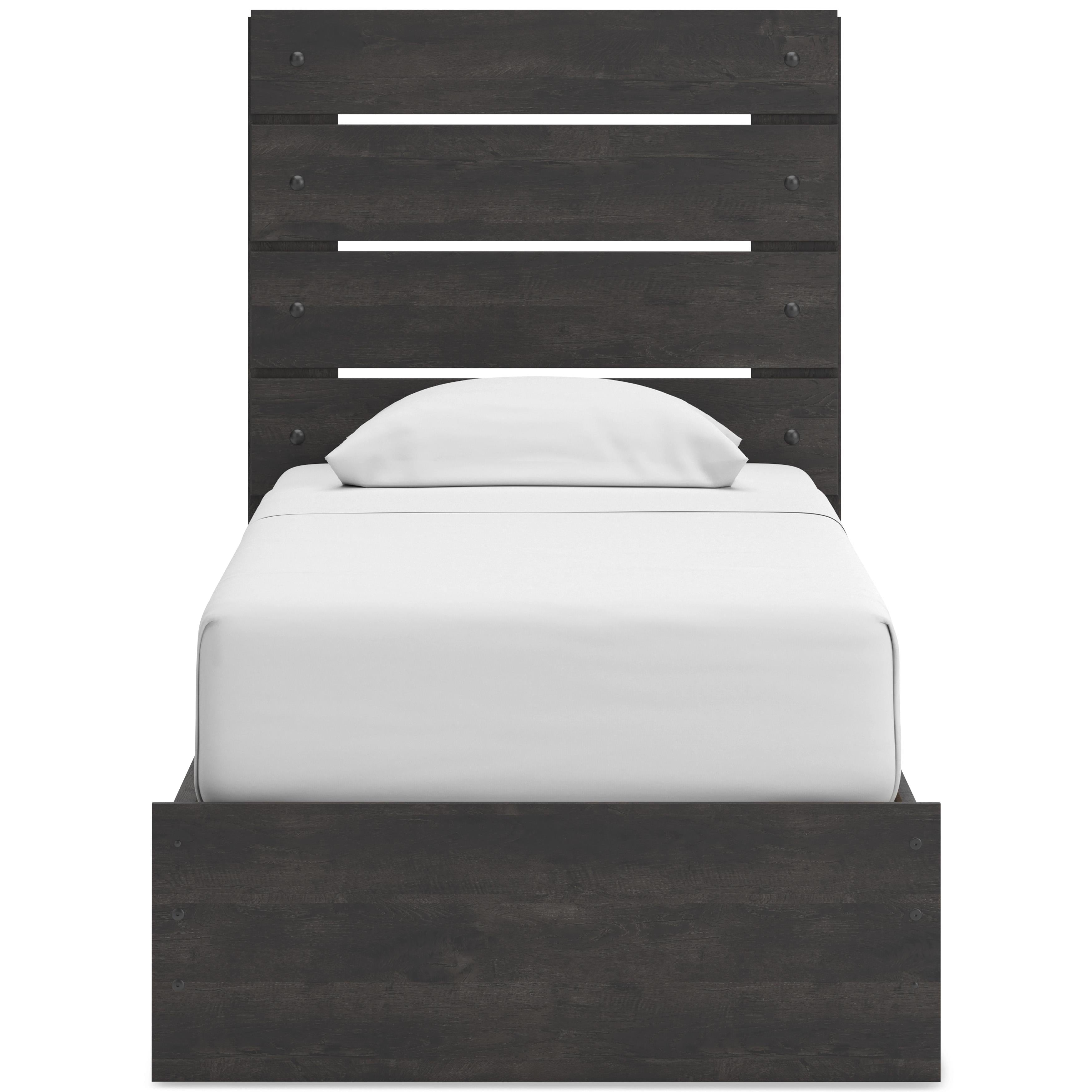 Signature Design by Ashley Hollivern PCB2108B18 Twin Panel Bed with Storage - Image 3