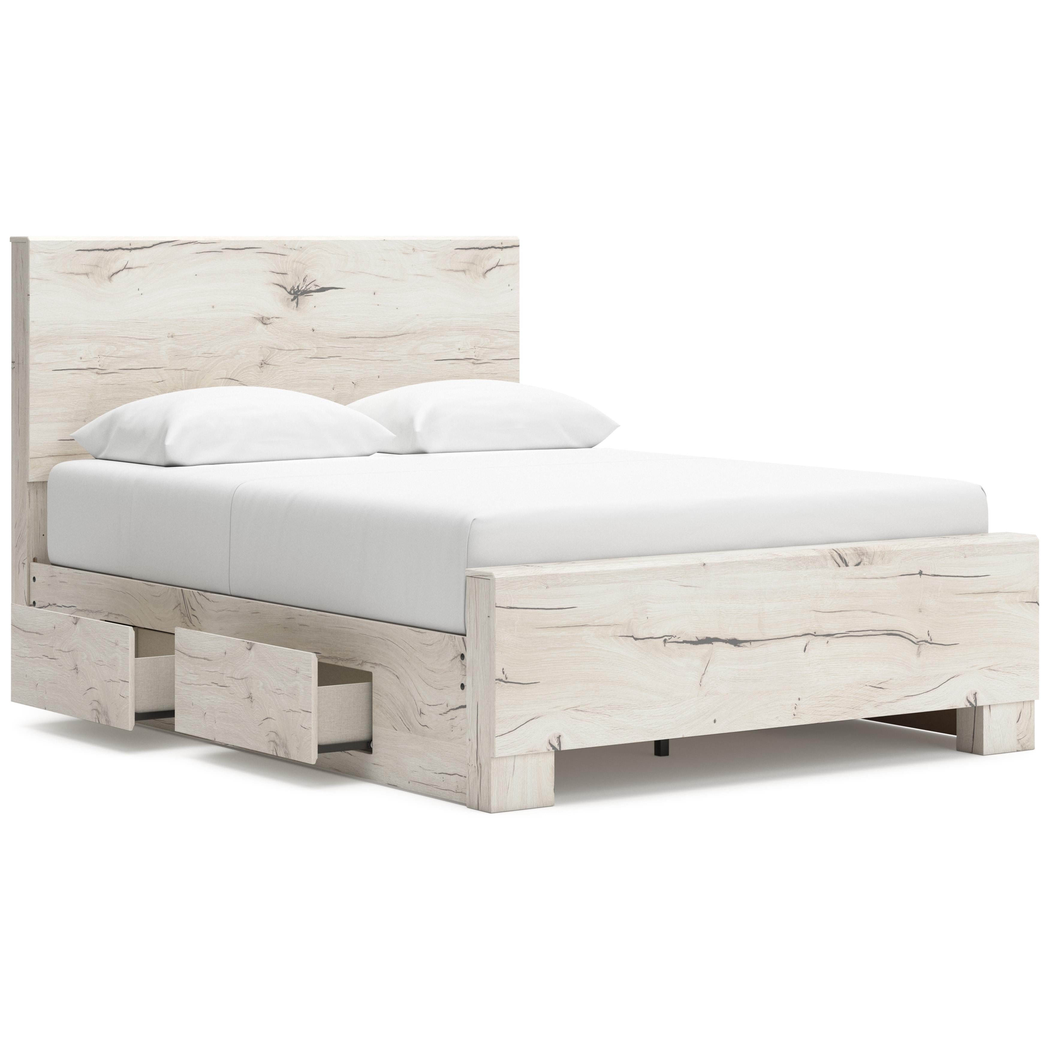 Signature Design by Ashley Lawroy B2310B43 Full Panel Bed with Storage - Image 3