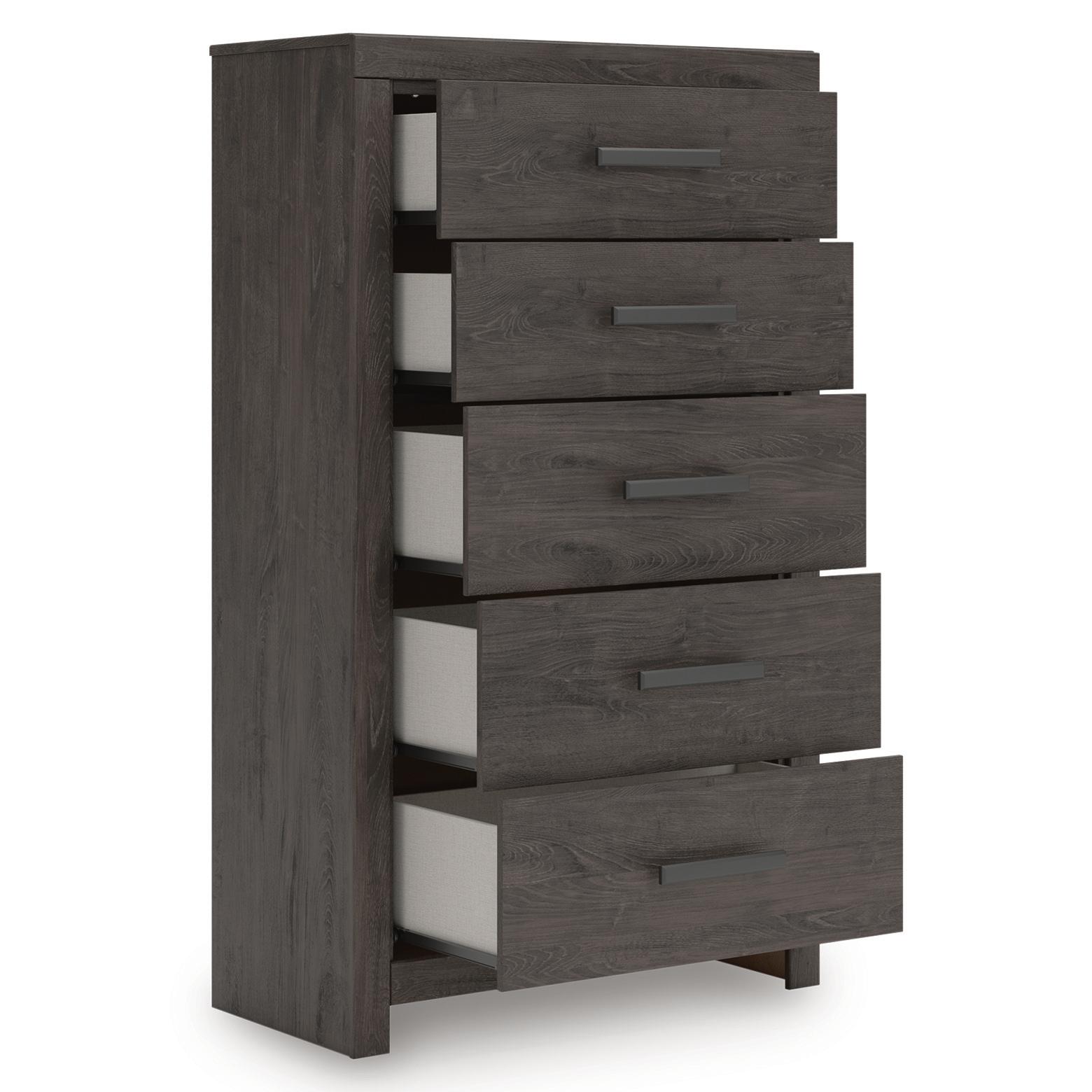 Signature Design by Ashley Prendonea B3789-46 Five Drawer Chest - Image 2