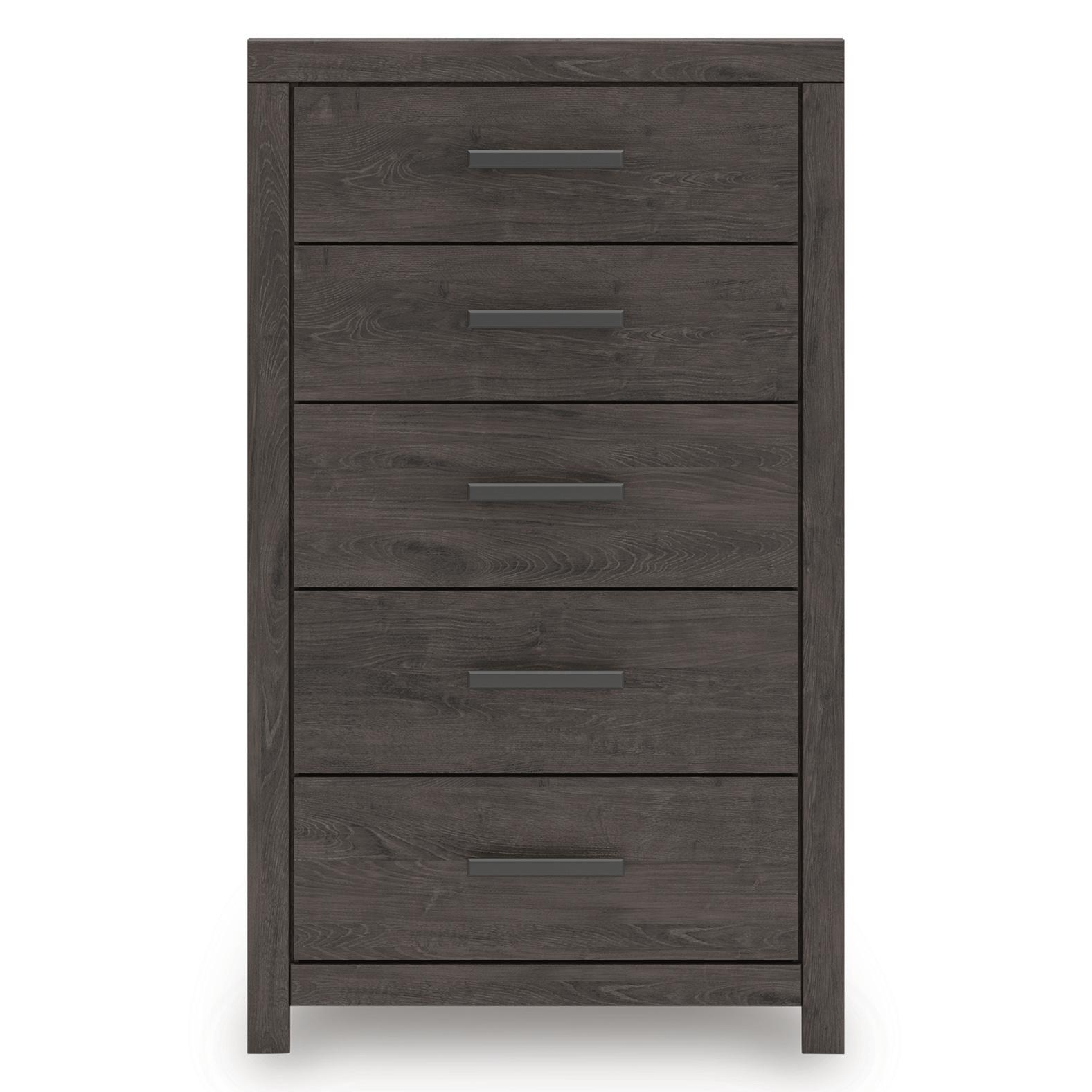 Signature Design by Ashley Prendonea B3789-46 Five Drawer Chest - Image 3
