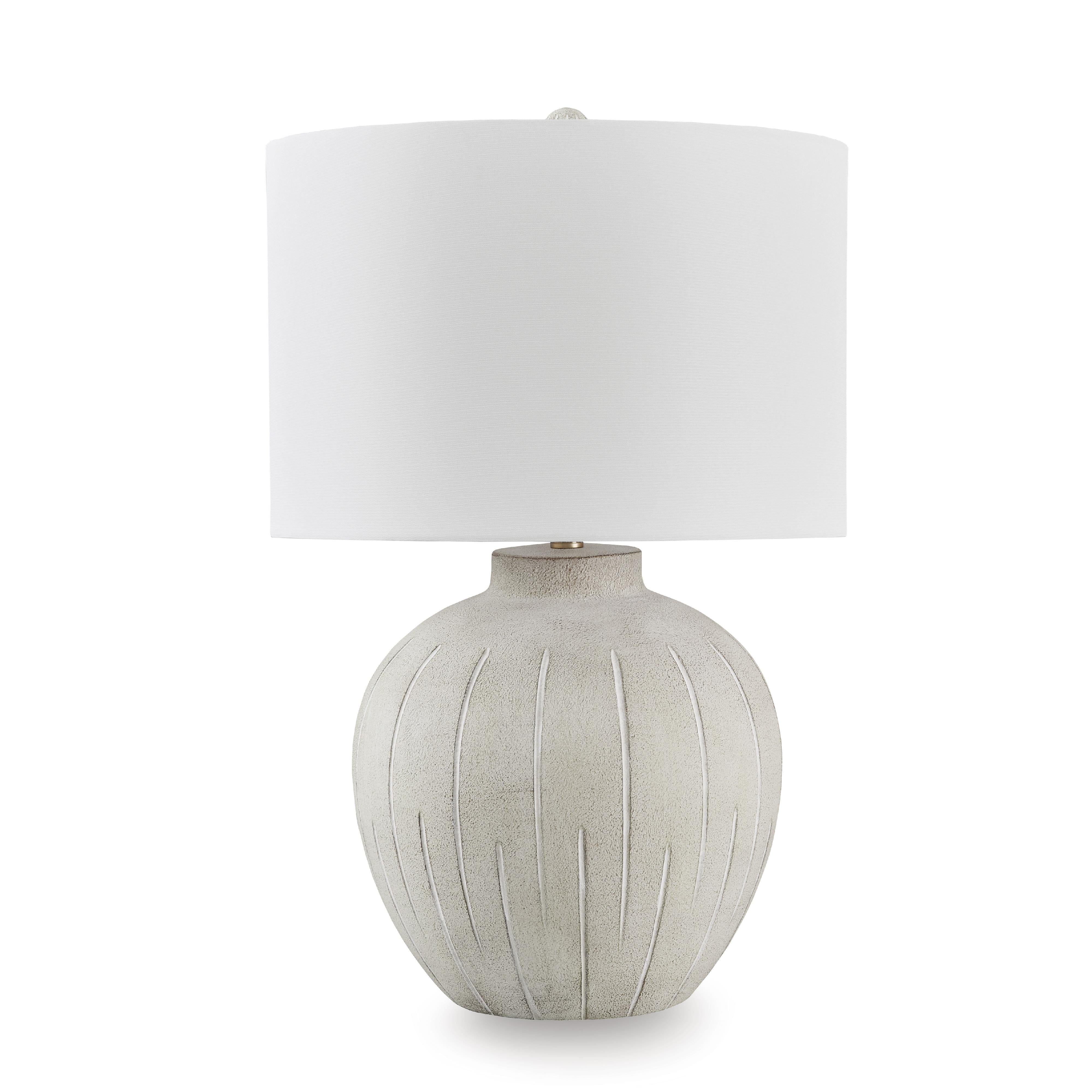Signature Design by Ashley Calbert L235824 Poly Table Lamp - Image 1
