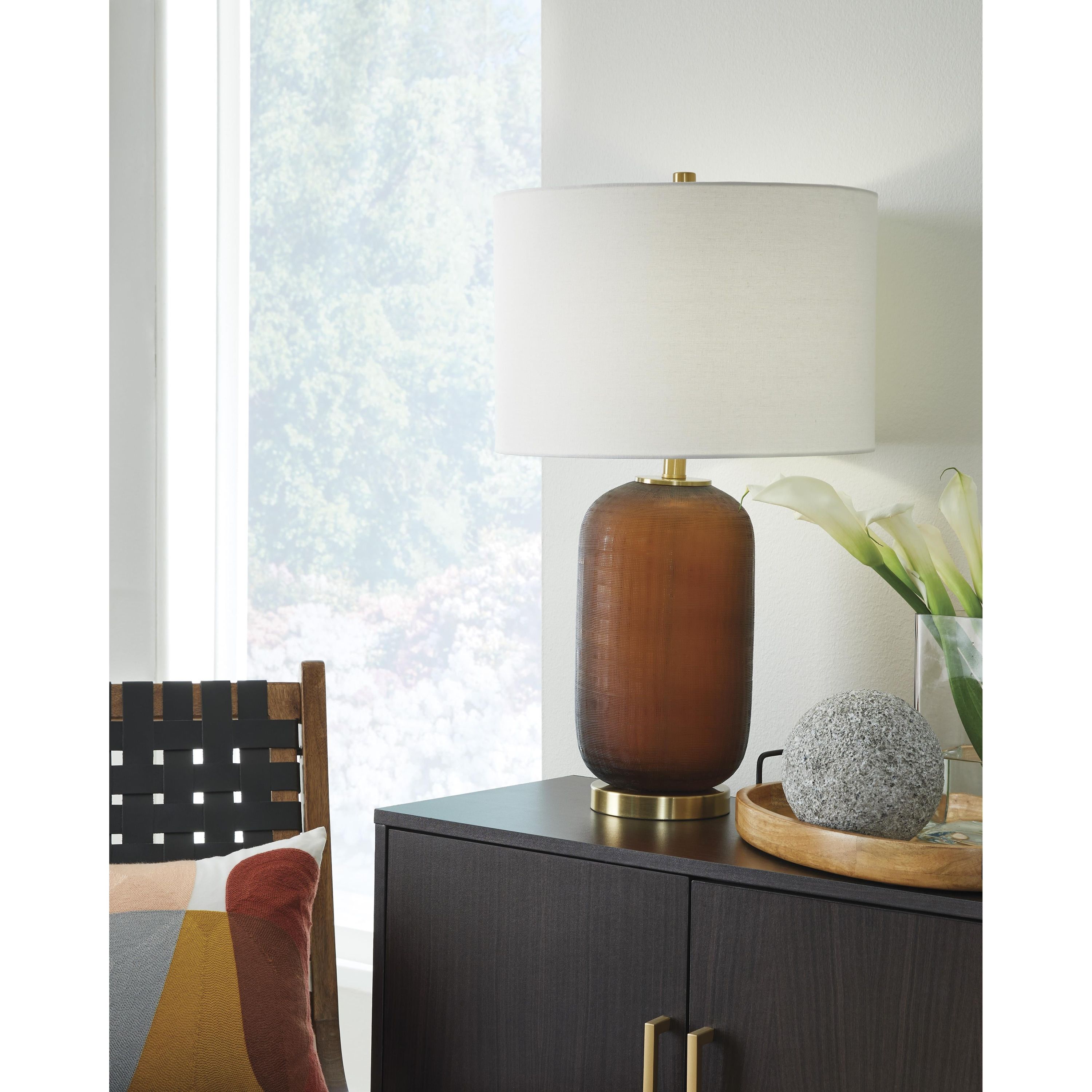 Signature Design by Ashley Farberman L430864 Glass Table Lamp - Image 2