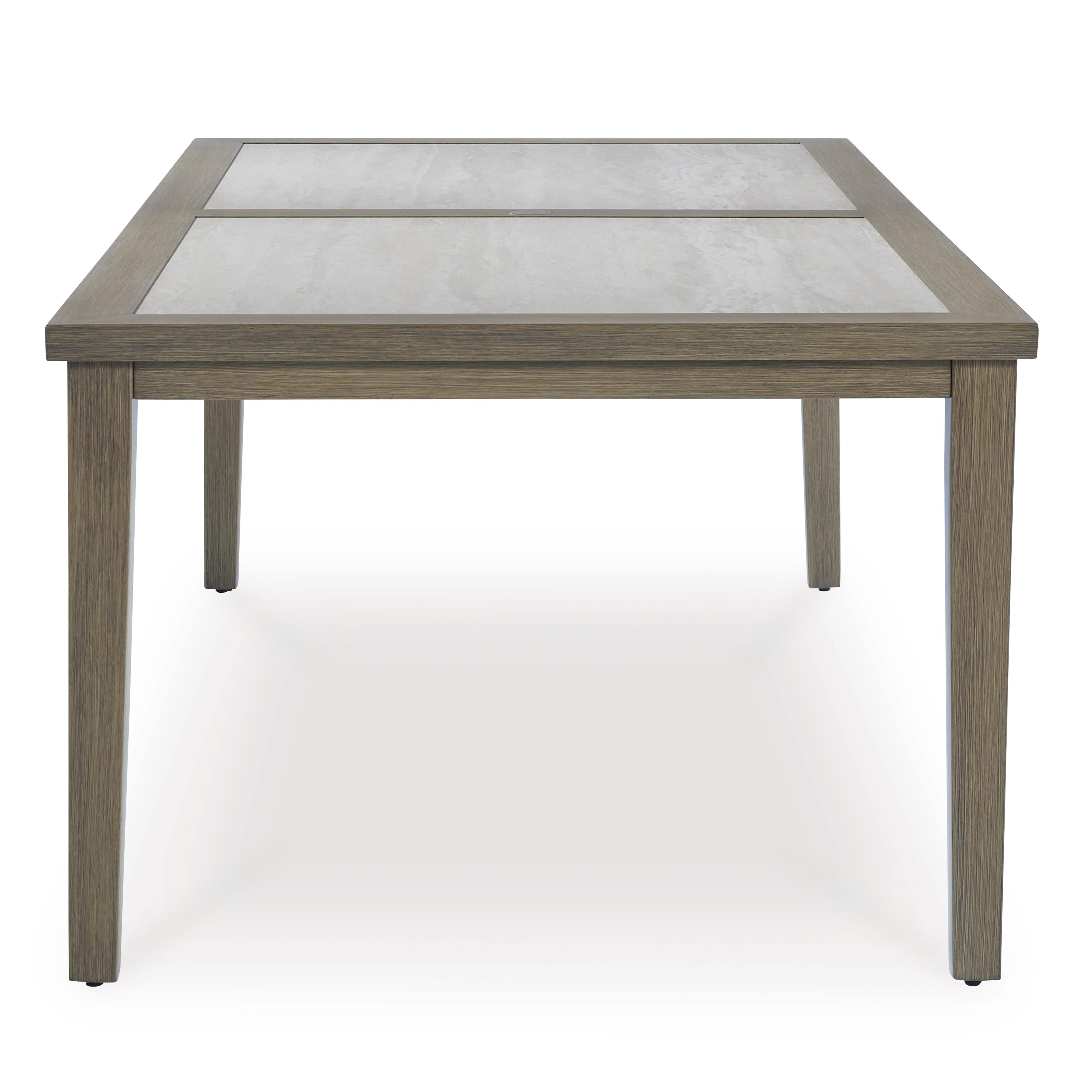 Signature Design by Ashley Rainier Ranch P701-625 Rectangular Dining Table with Umbrella Option - Image 3