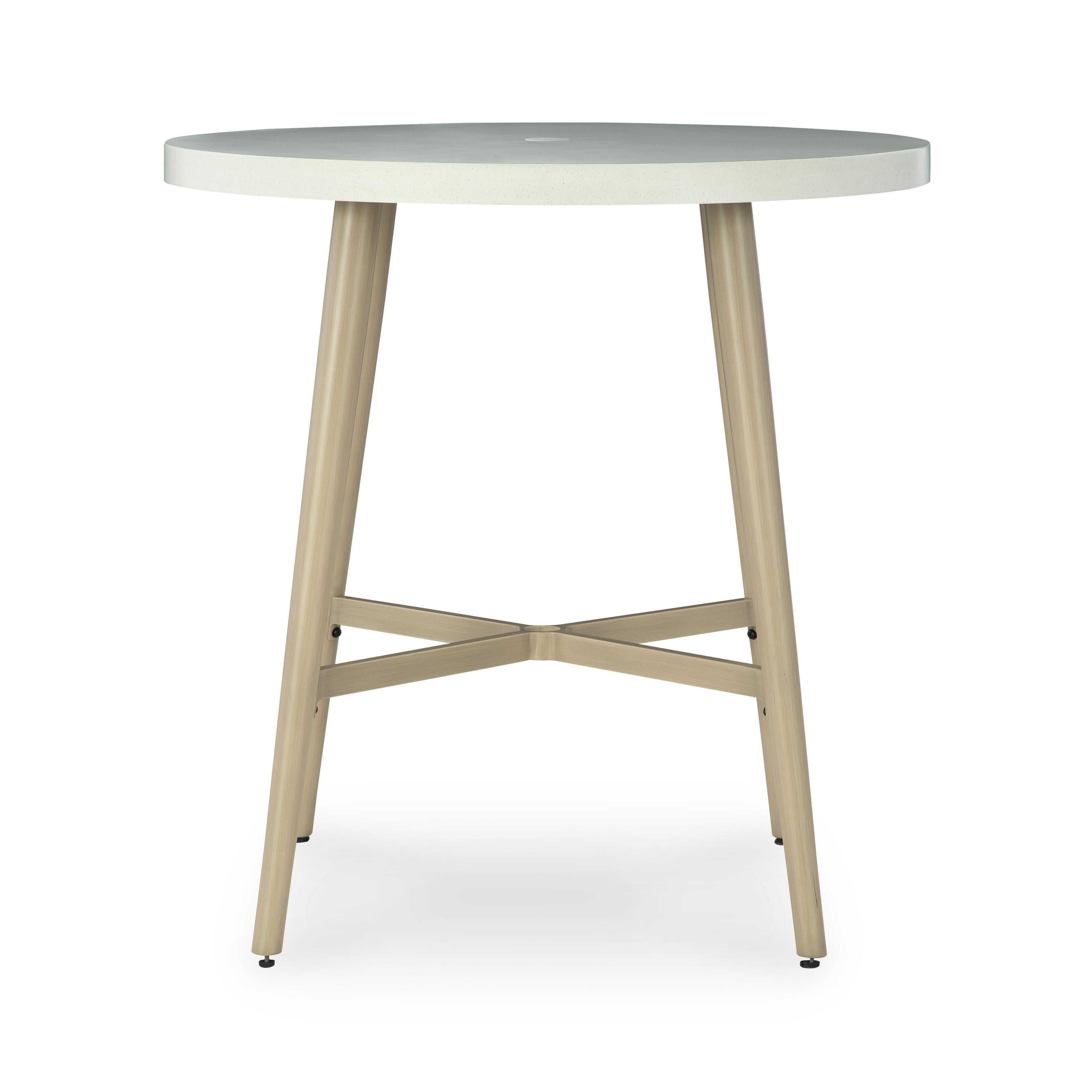 Signature Design by Ashley Seton Creek P798-613 Round Bar Table with Umbrella Option - Image 2