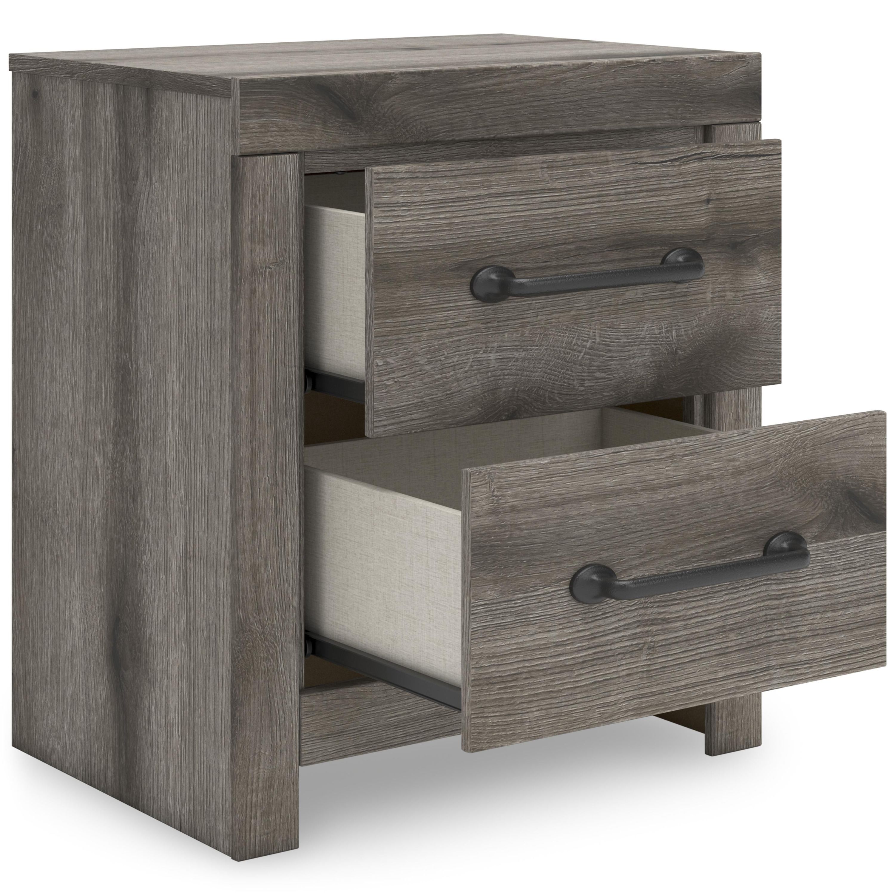 Signature Design by Ashley Graystorm PCB2405-92 Two Drawer Night Stand - Image 2