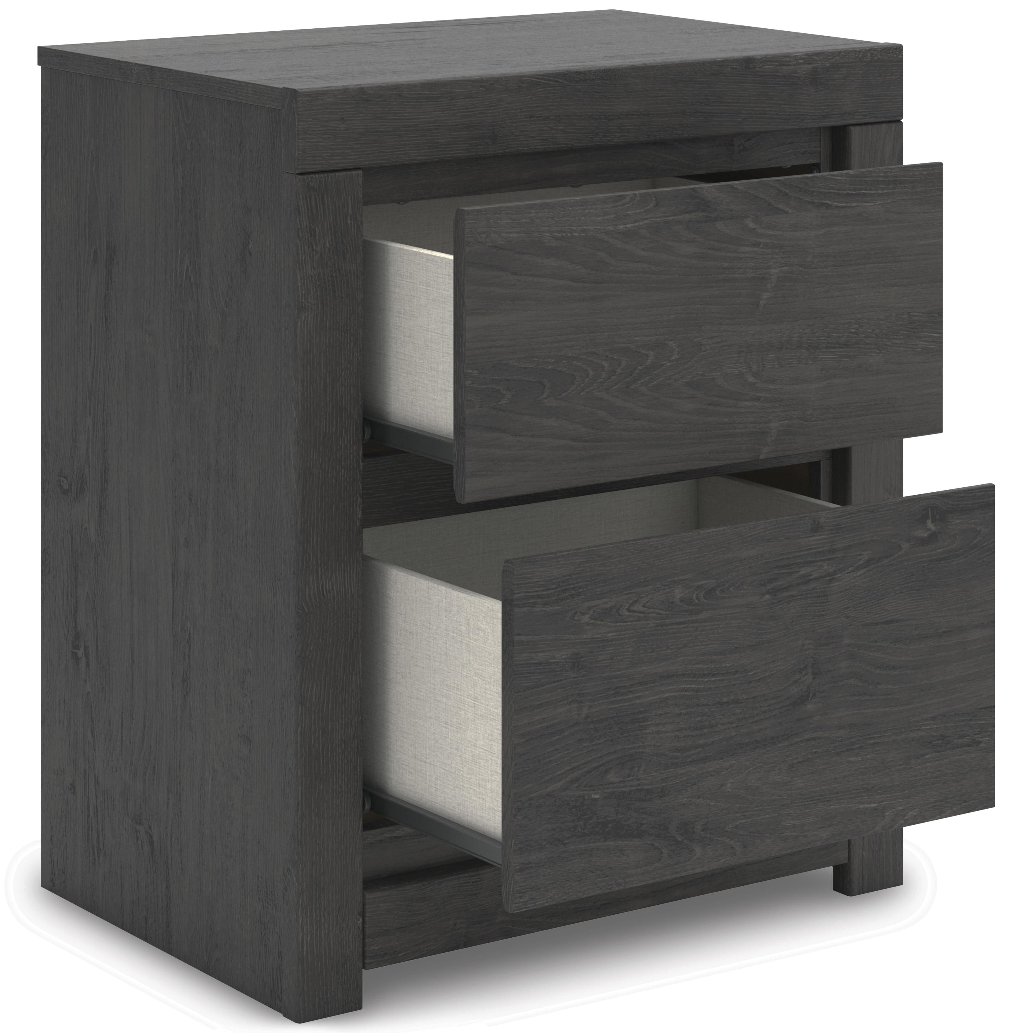 Signature Design by Ashley Fraluna PCB3370-92 Two Drawer Night Stand - Image 2