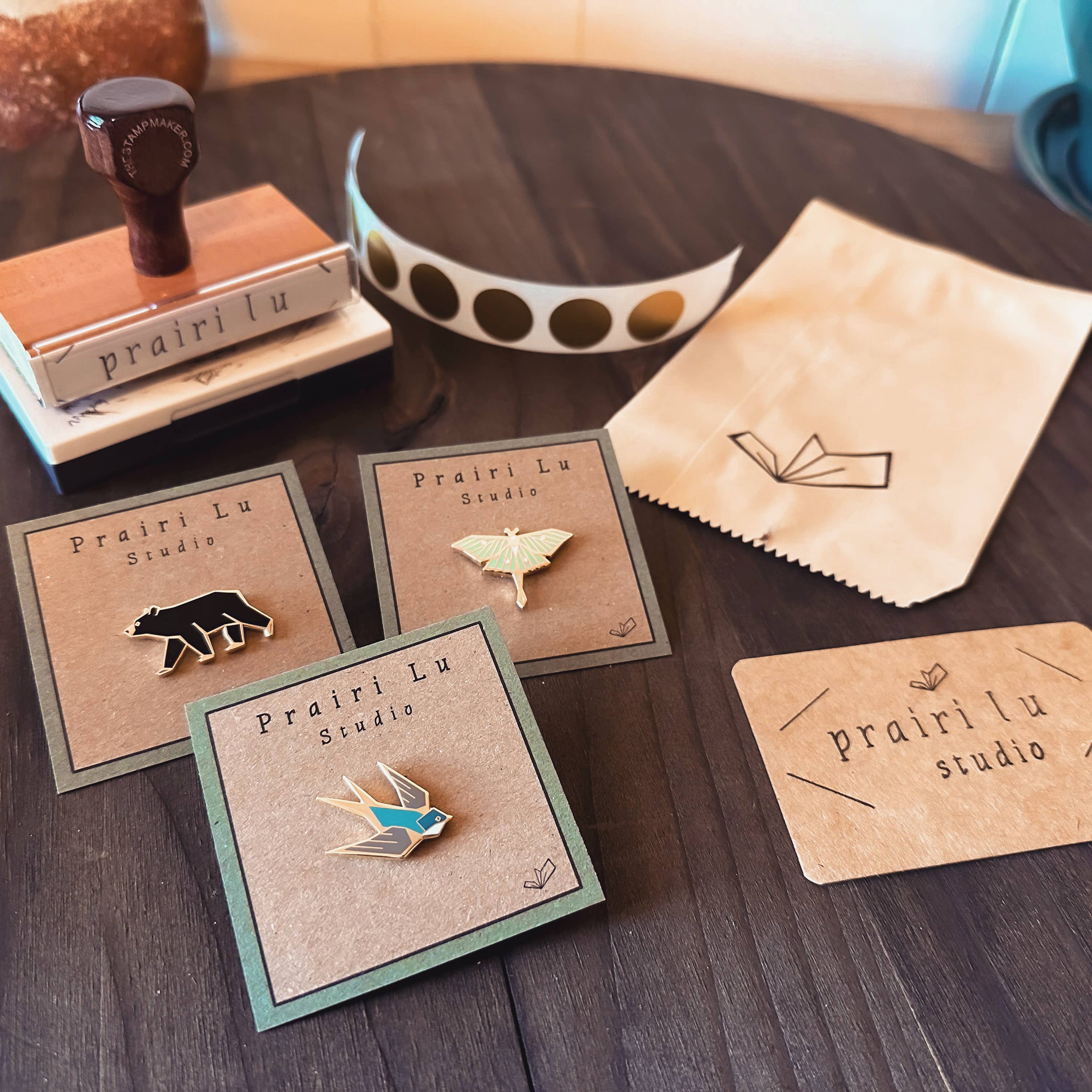 Little Bluebird Enamel Pin - Image 3