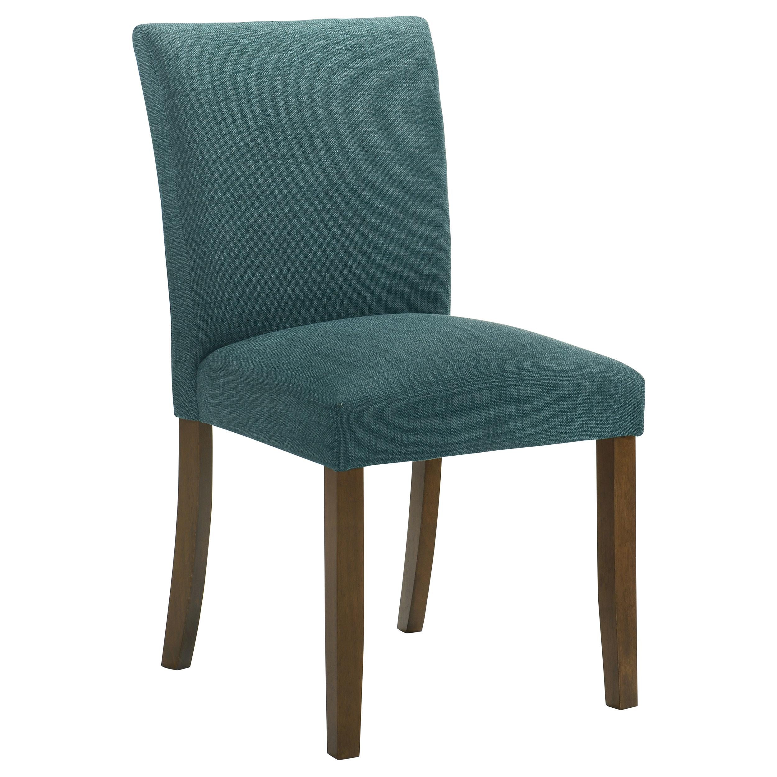 Coaster Furniture Cantley 106377 pholstered Dining Side Chair - Teal Blue - Image 1