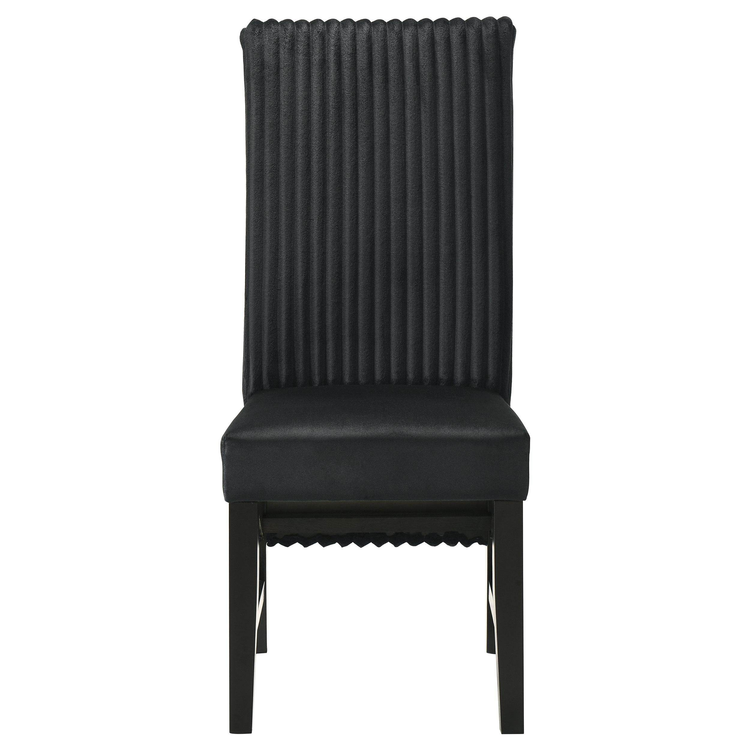 Coaster Furniture Barrand 106387 Upholstered Dining Side Chair - Black - Image 3