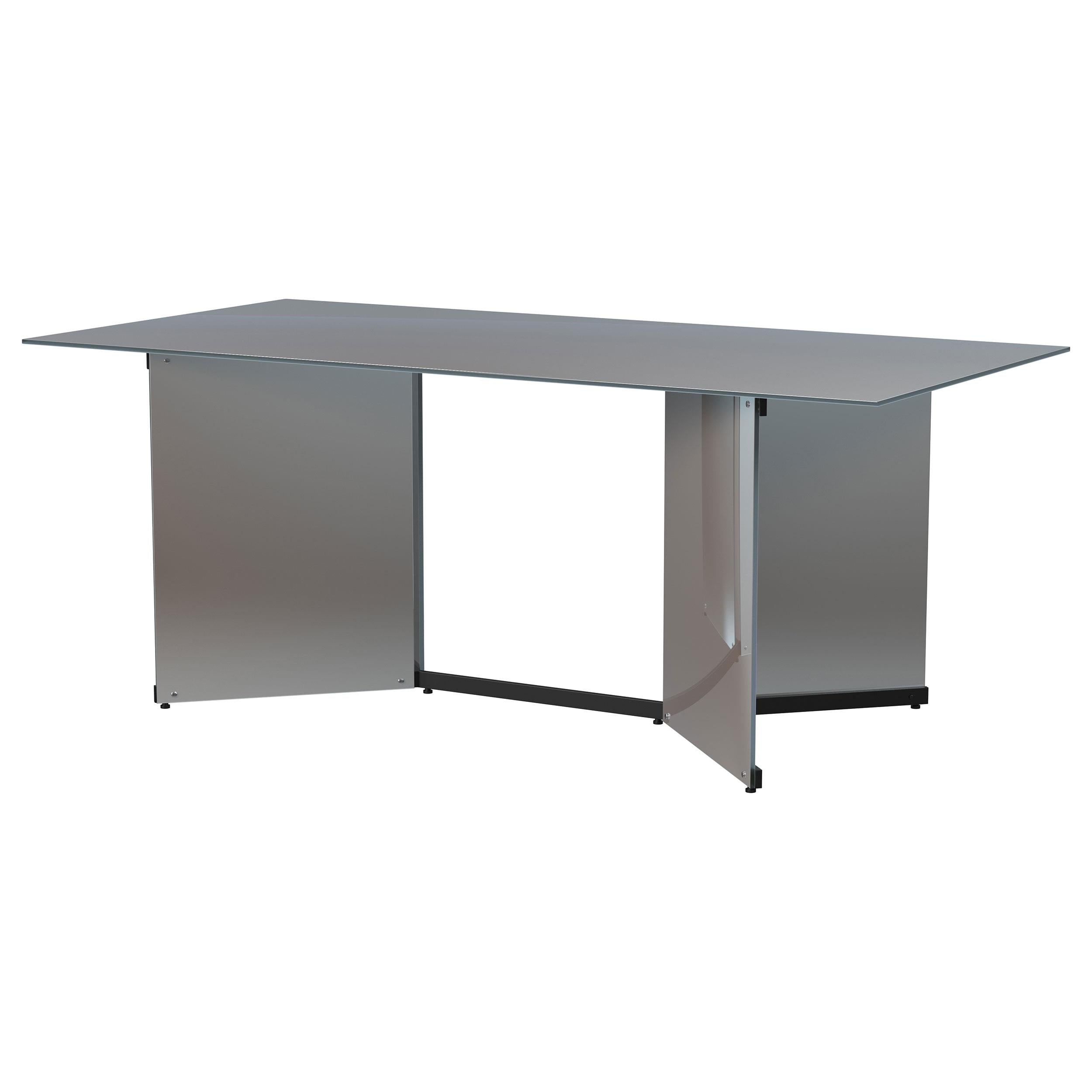 Coaster Furniture Emery 108091 76-inch Rectangular Mirrored Dining Table - Silver - Image 3