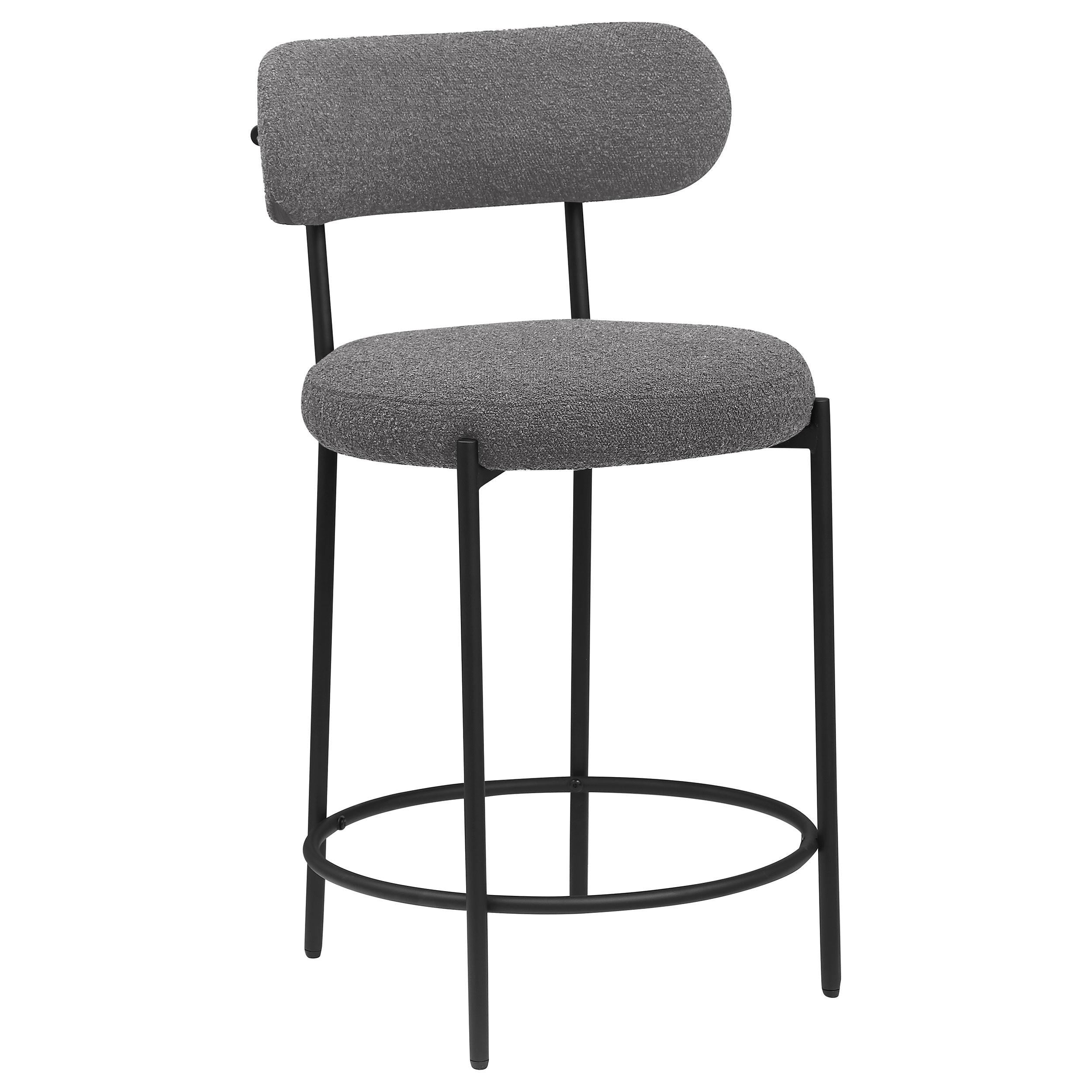 Coaster Furniture Viola 108198 Boucle Upholstered Counter Chair - Grey - Image 1