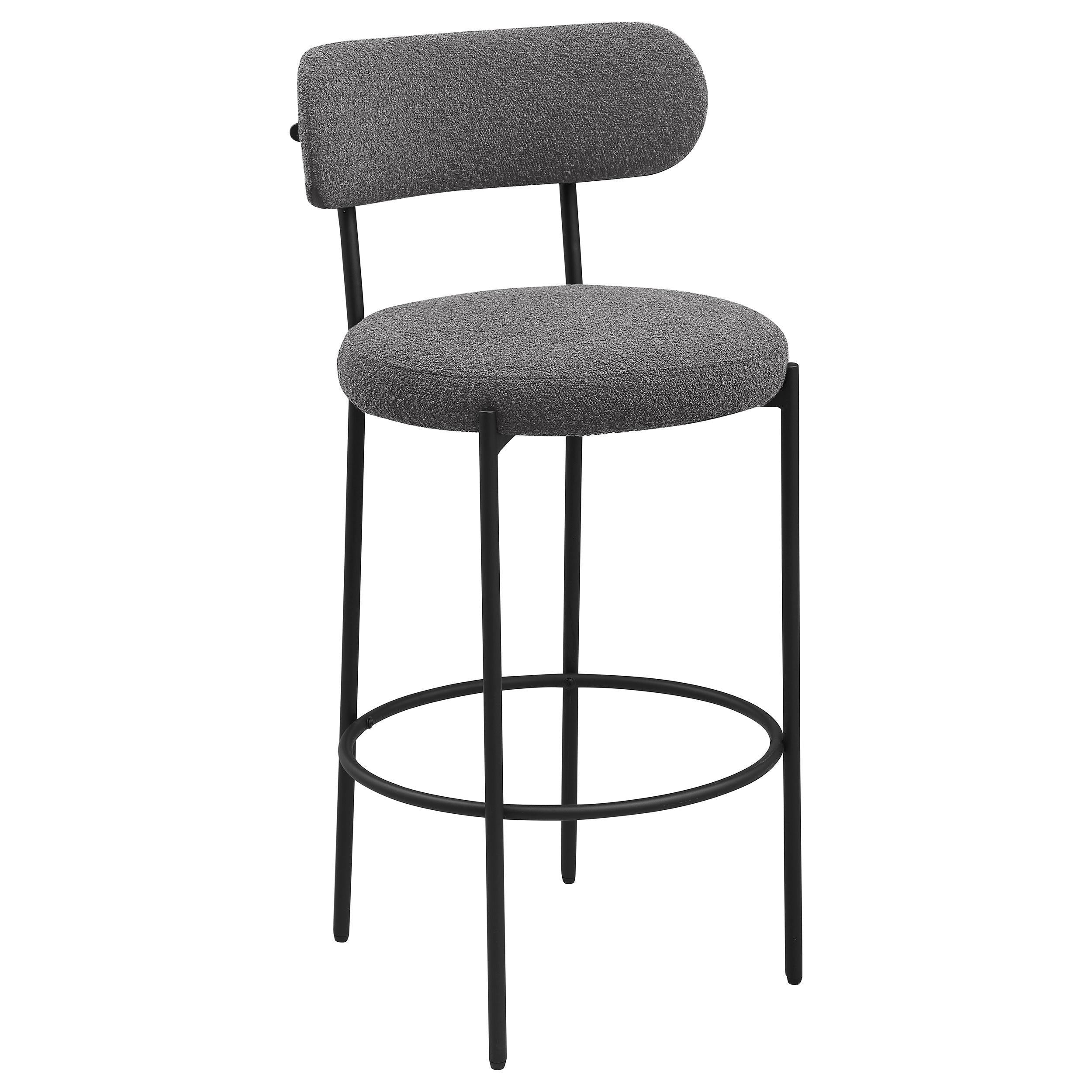 Coaster Furniture Viola 108199 Boucle Upholstered Bar Chair - Grey - Image 1