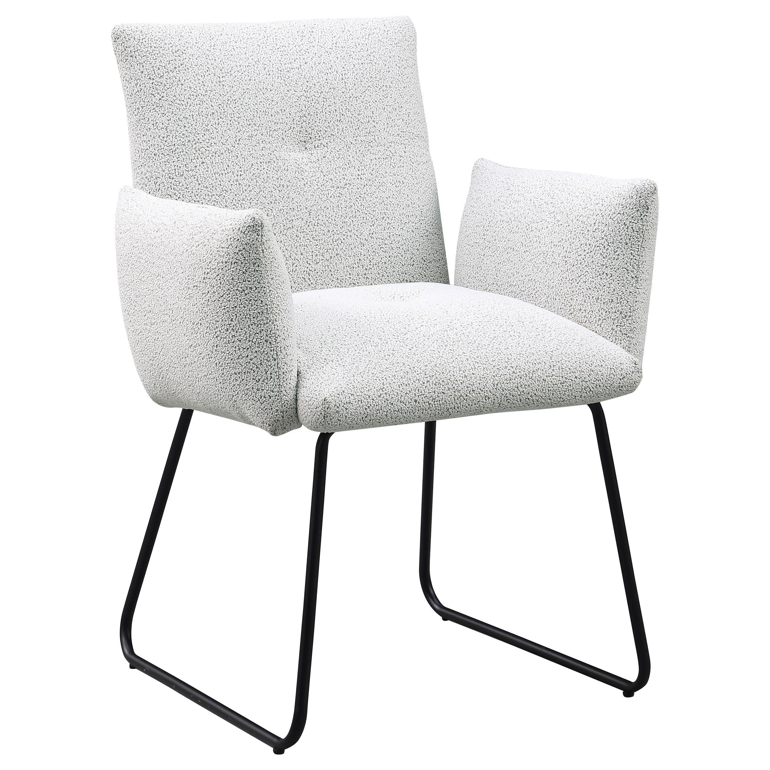 Coaster Furniture Ackland 108492 pholstered Dining Side Chair - Light Grey - Image 1