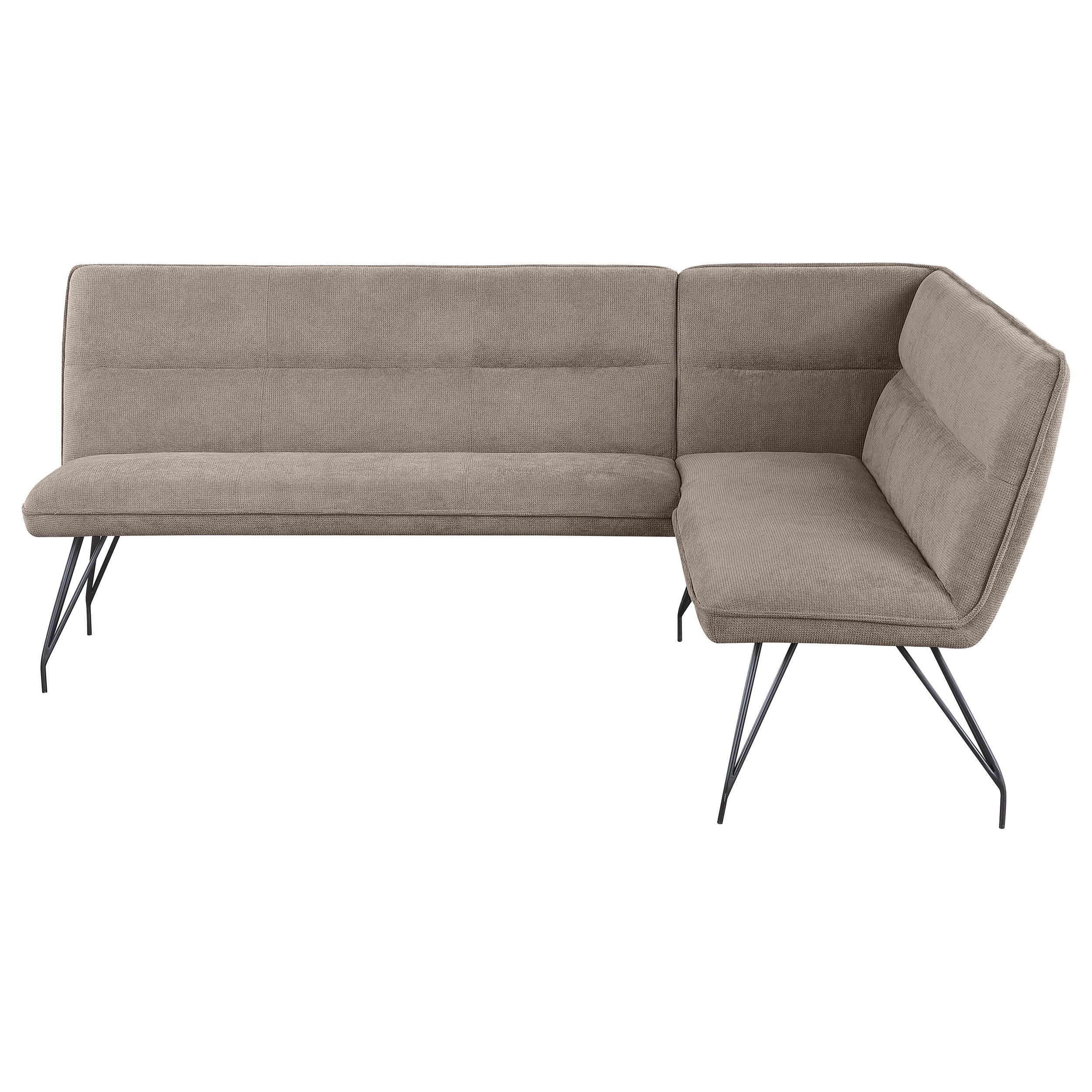 Coaster Furniture Dodson 108496 Fabric Upholstered L-Shaped Nook Dining Bench - Taupe - Image 3