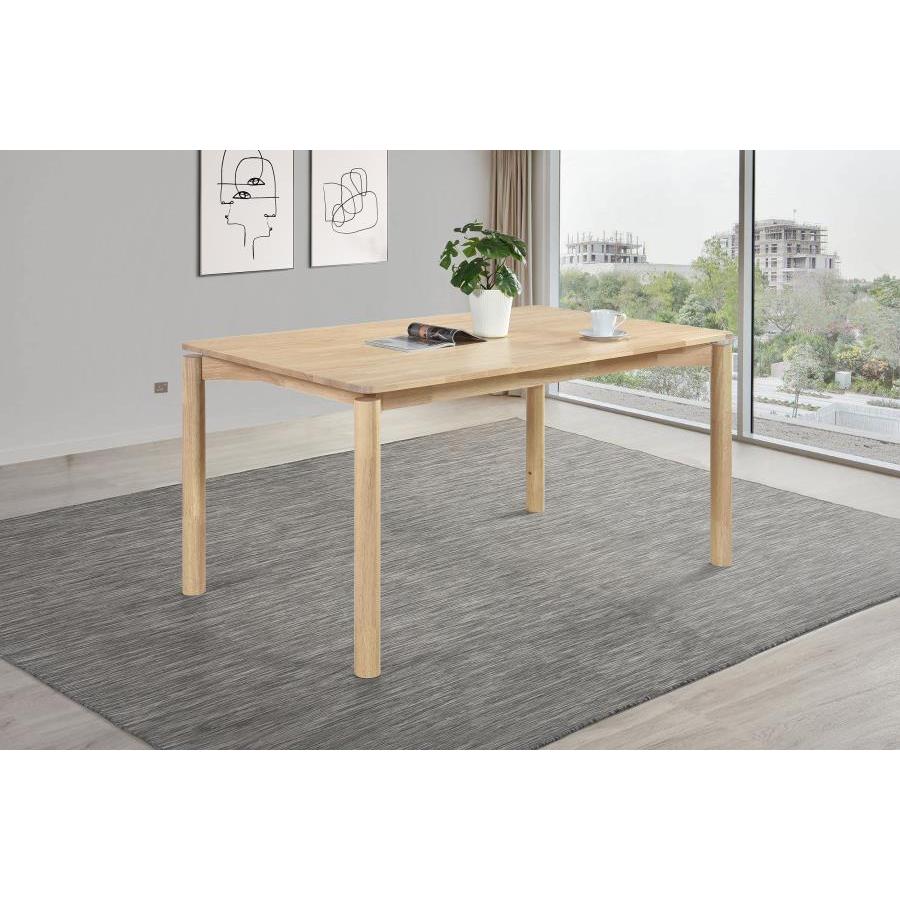 Coaster Furniture Parkridge 108551 59-inch Rectangular Dining Table - White Washed - Image 2