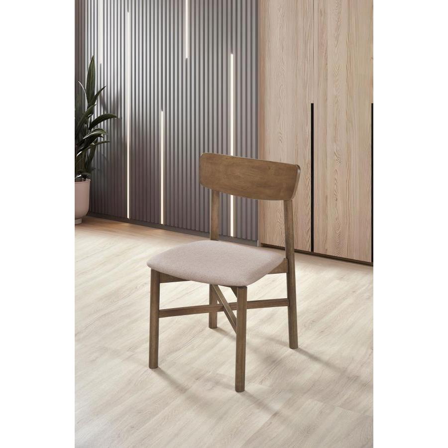 Coaster Furniture Parkridge 108562 Dining Side Chair - Natural Walnut - Image 2