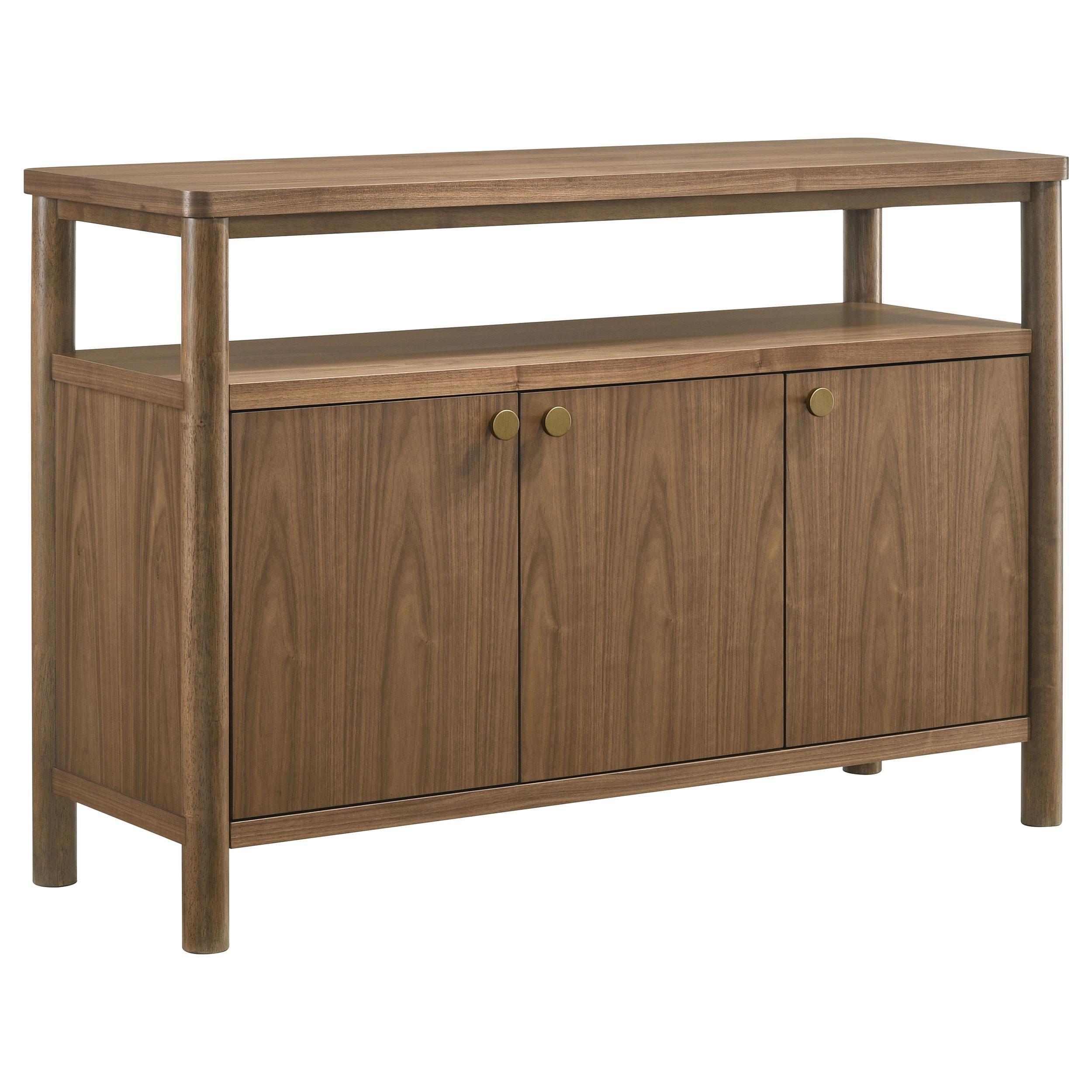 Coaster Furniture Crestmore 108575 52-inch Dining Cabinet Sideboard Buffet - Walnut - Image 1