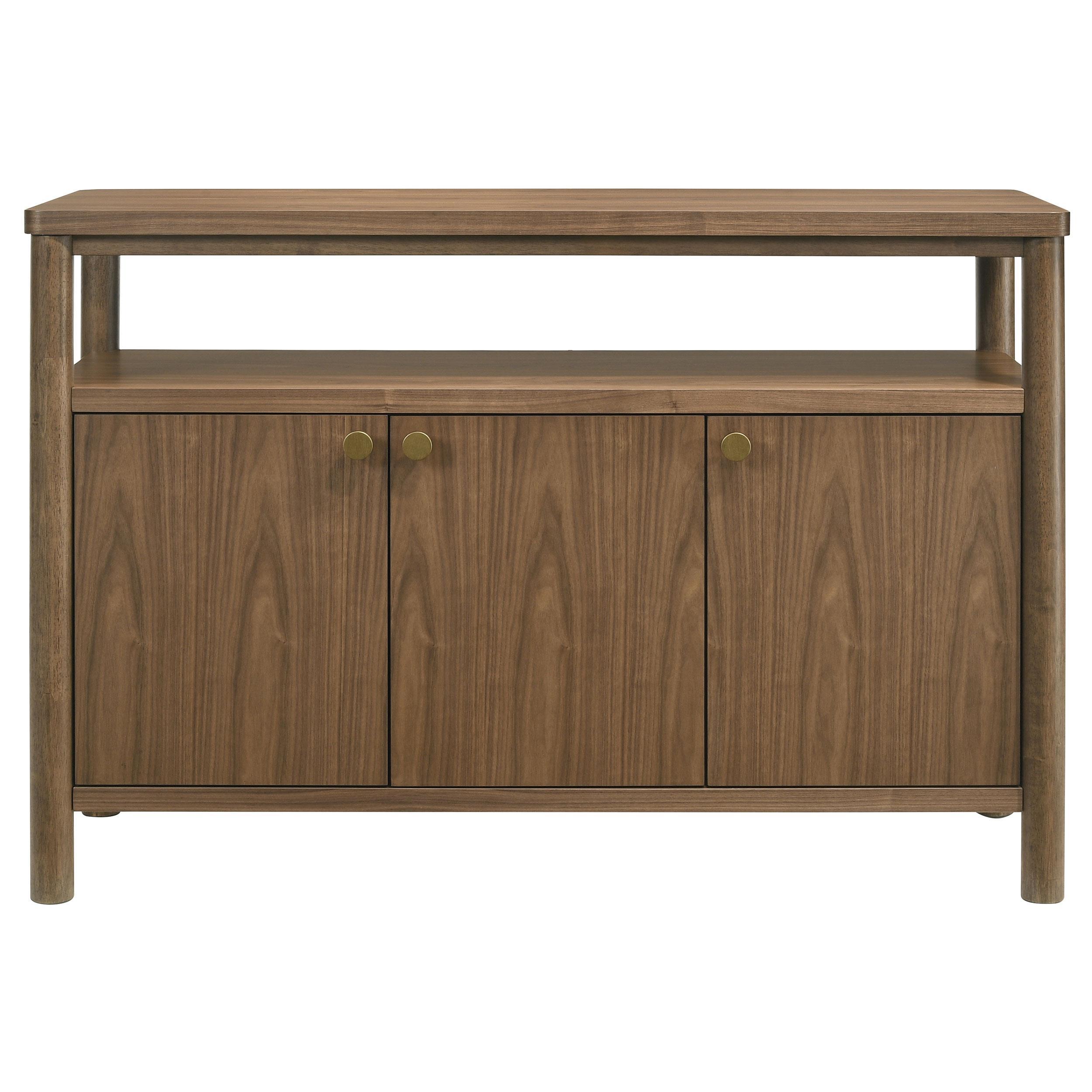 Coaster Furniture Crestmore 108575 52-inch Dining Cabinet Sideboard Buffet - Walnut - Image 3