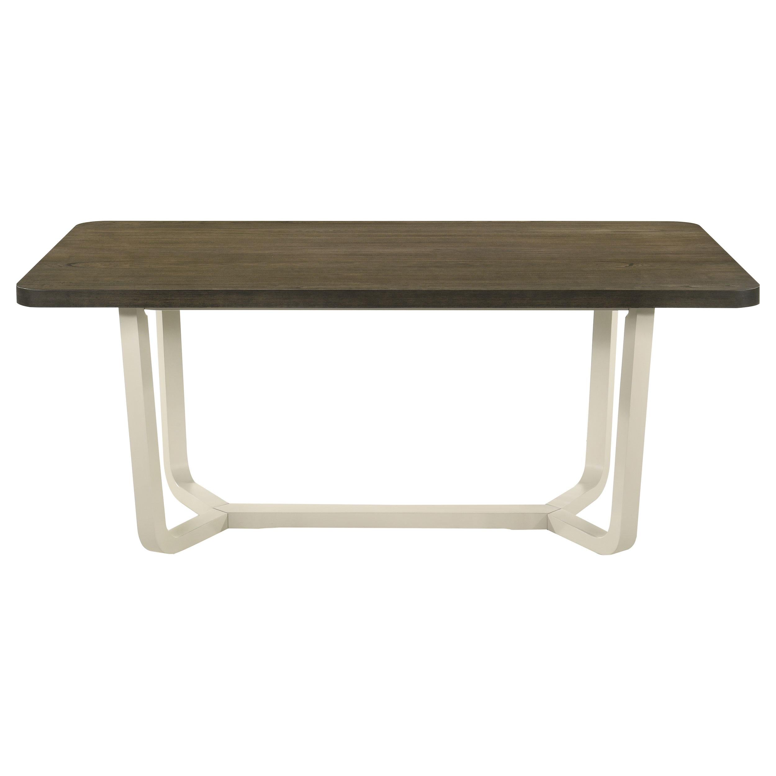 Coaster Furniture Biloxi 108681 71-inch Rectangular Wood Dining Table - Greyish Brown - Image 3