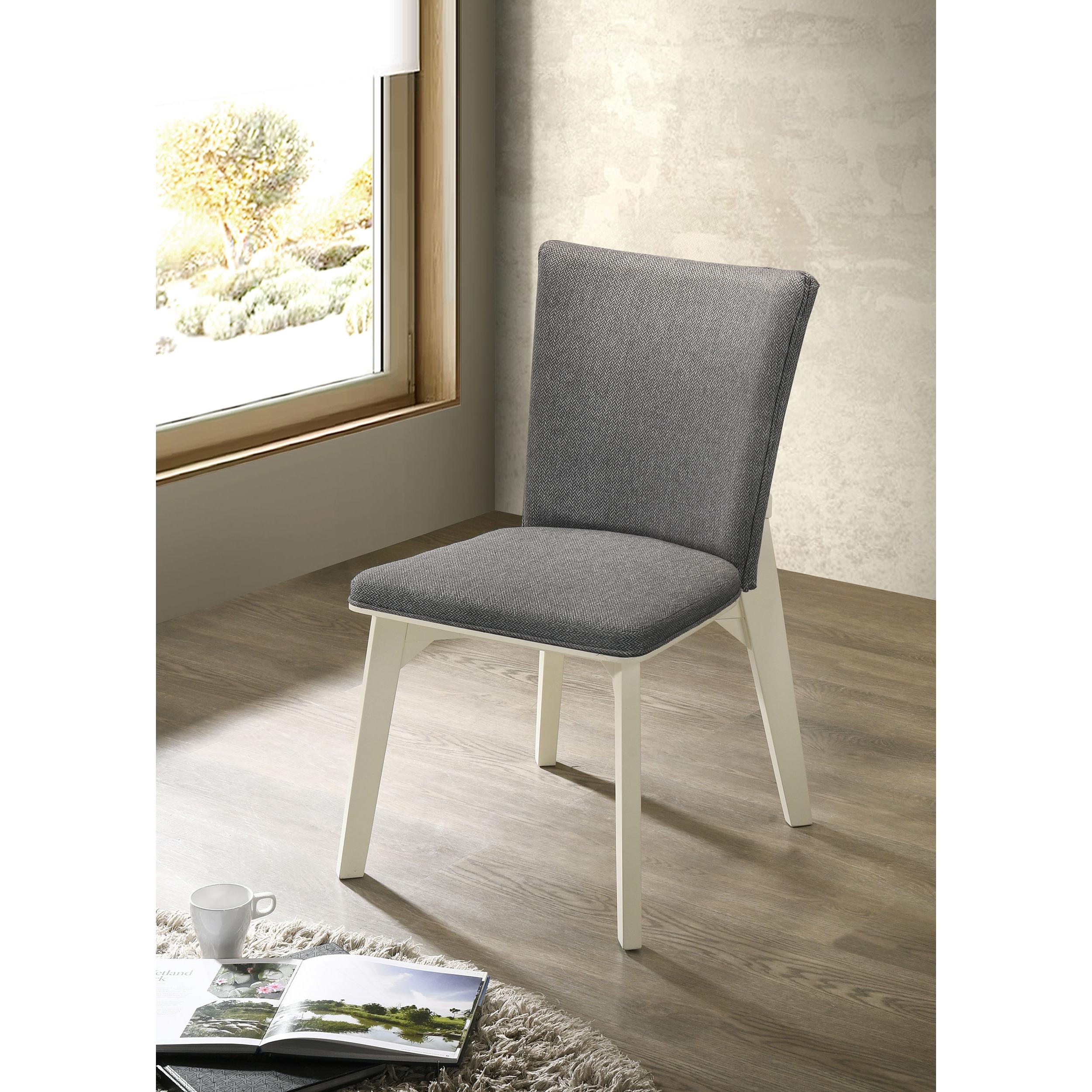 Coaster Furniture Biloxi 108682 Upholstered Dining Side Chair - Grey - Image 2
