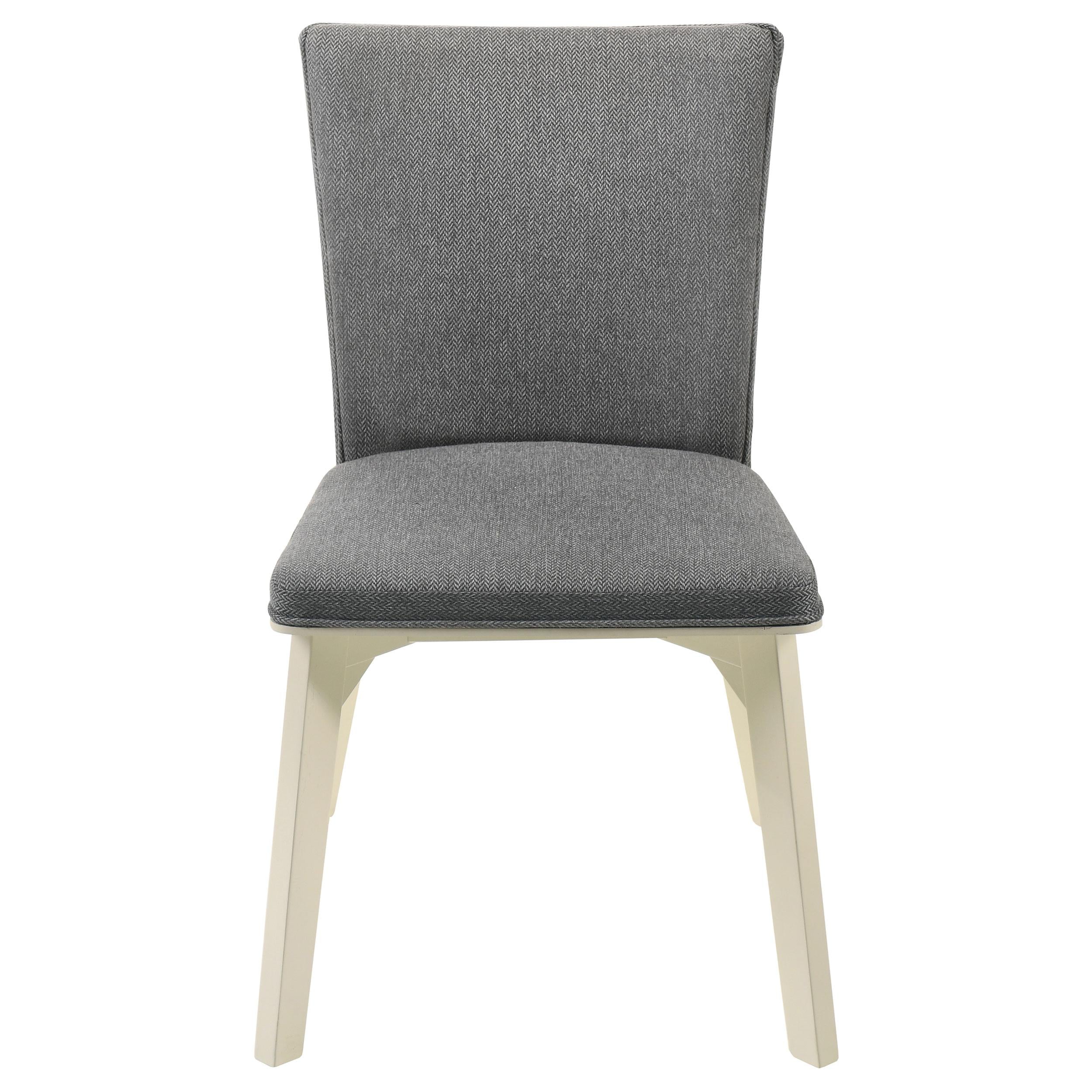 Coaster Furniture Biloxi 108682 Upholstered Dining Side Chair - Grey - Image 3