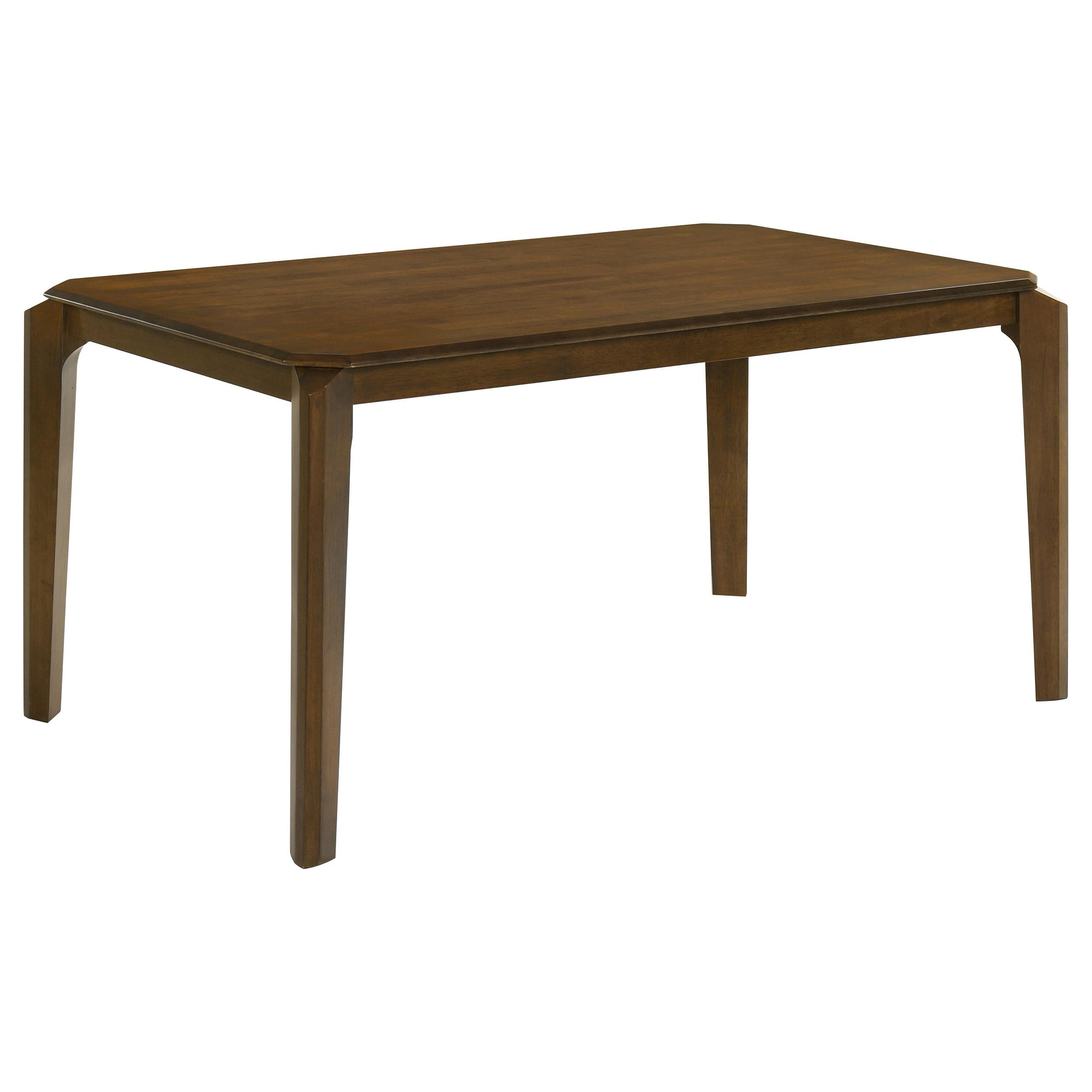 Coaster Furniture Almonte 108921 59-inch Rectangular Wood Dining Table - Dark Brown - Image 1