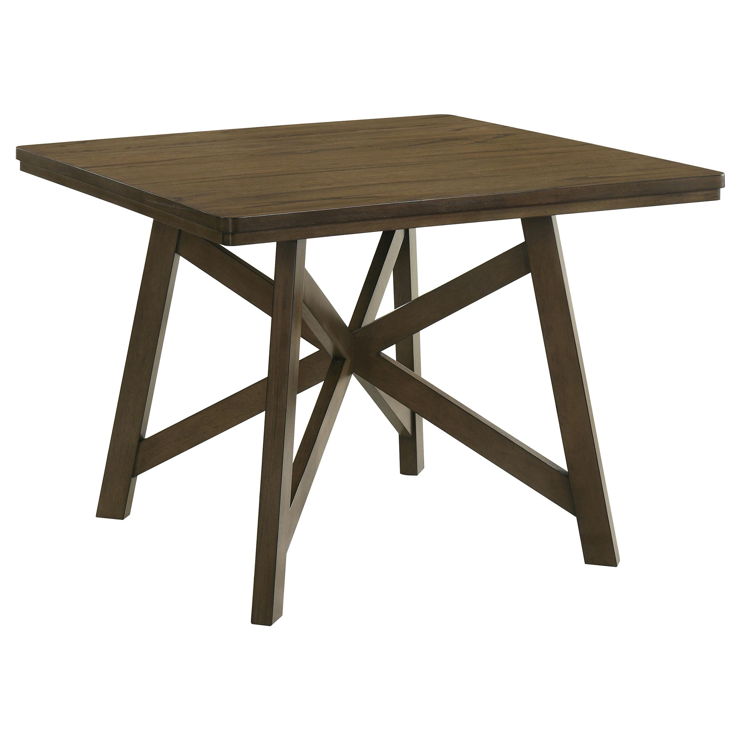 Coaster Furniture Canfield 109178 47-inch Square Counter Height Dining Table - Brown - Image 1