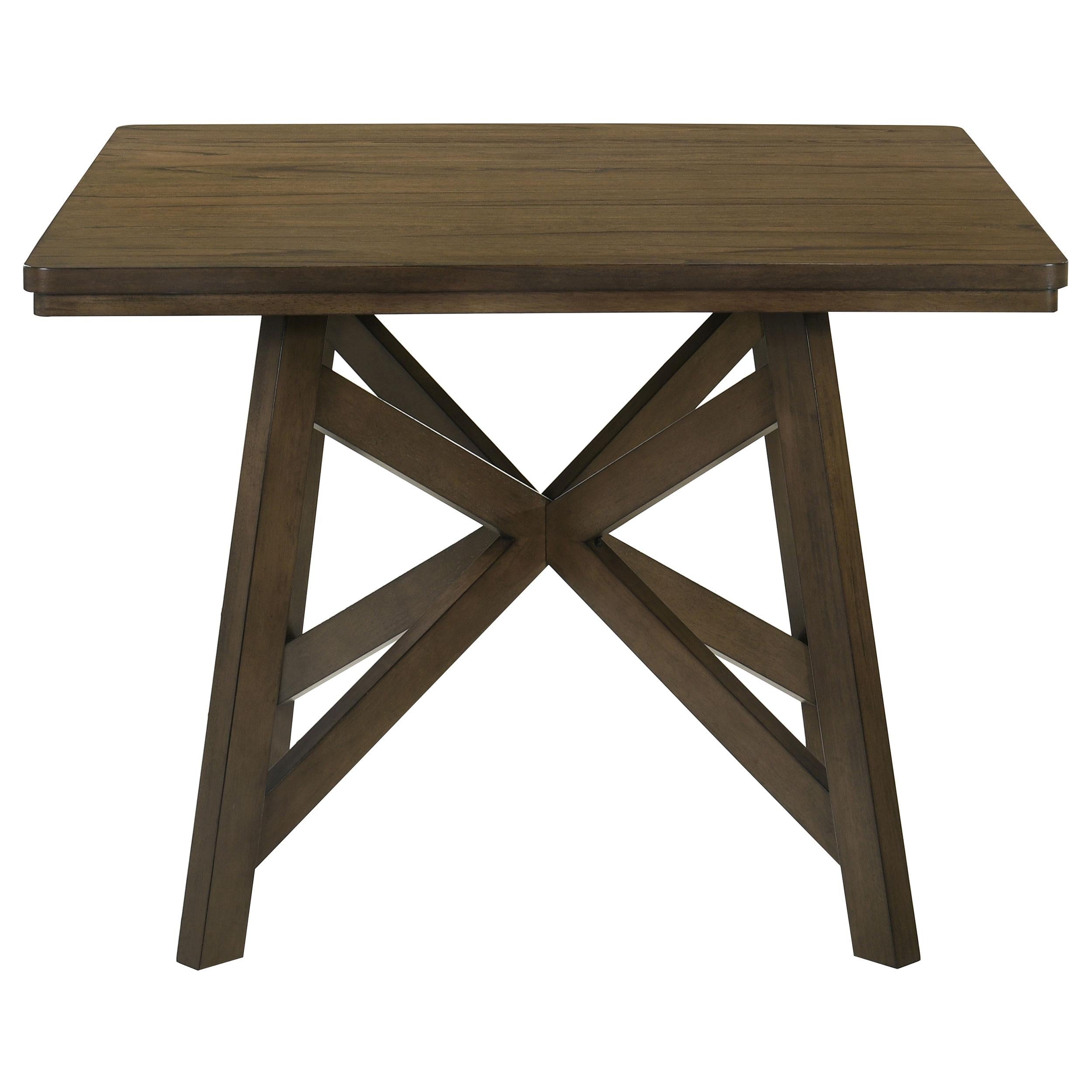 Coaster Furniture Canfield 109178 47-inch Square Counter Height Dining Table - Brown - Image 3