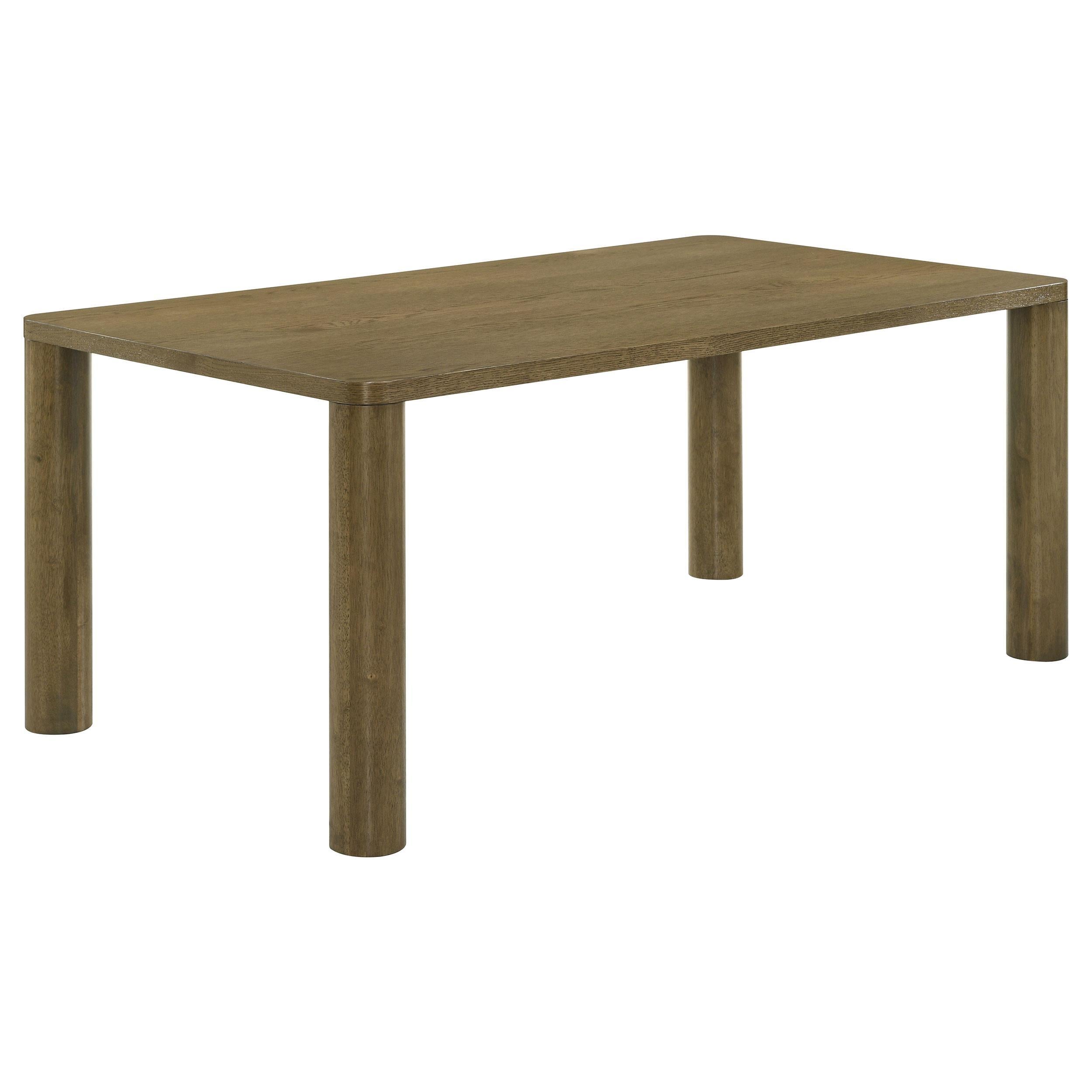 Coaster Furniture Castlewood 109351 71-inch Rectangular Wood Dining Table - Brown Oak - Image 1