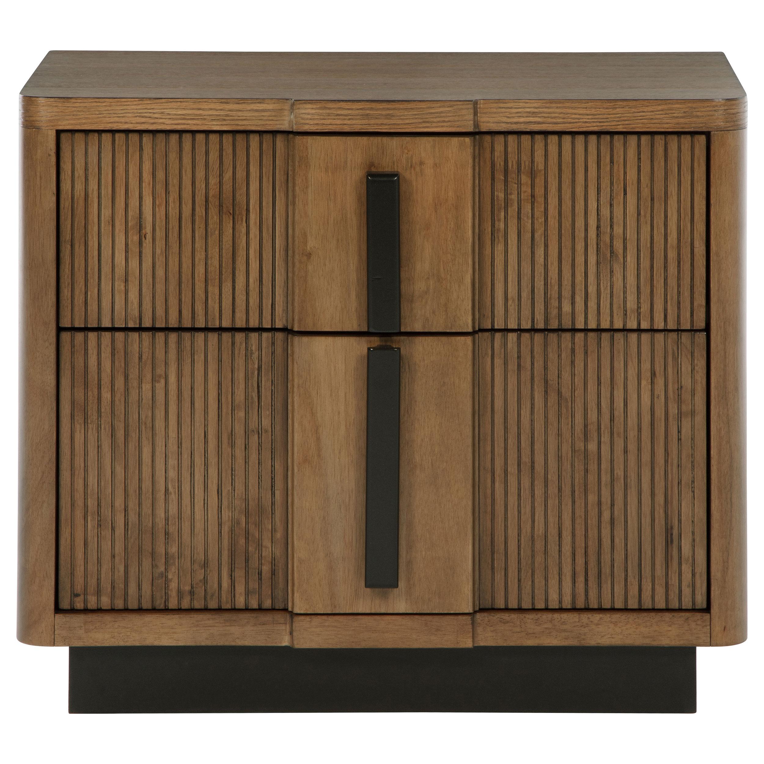 Coaster Furniture Terrace 224902 2-Drawer Nightstand Bedside Table - Ash Brown - Image 3