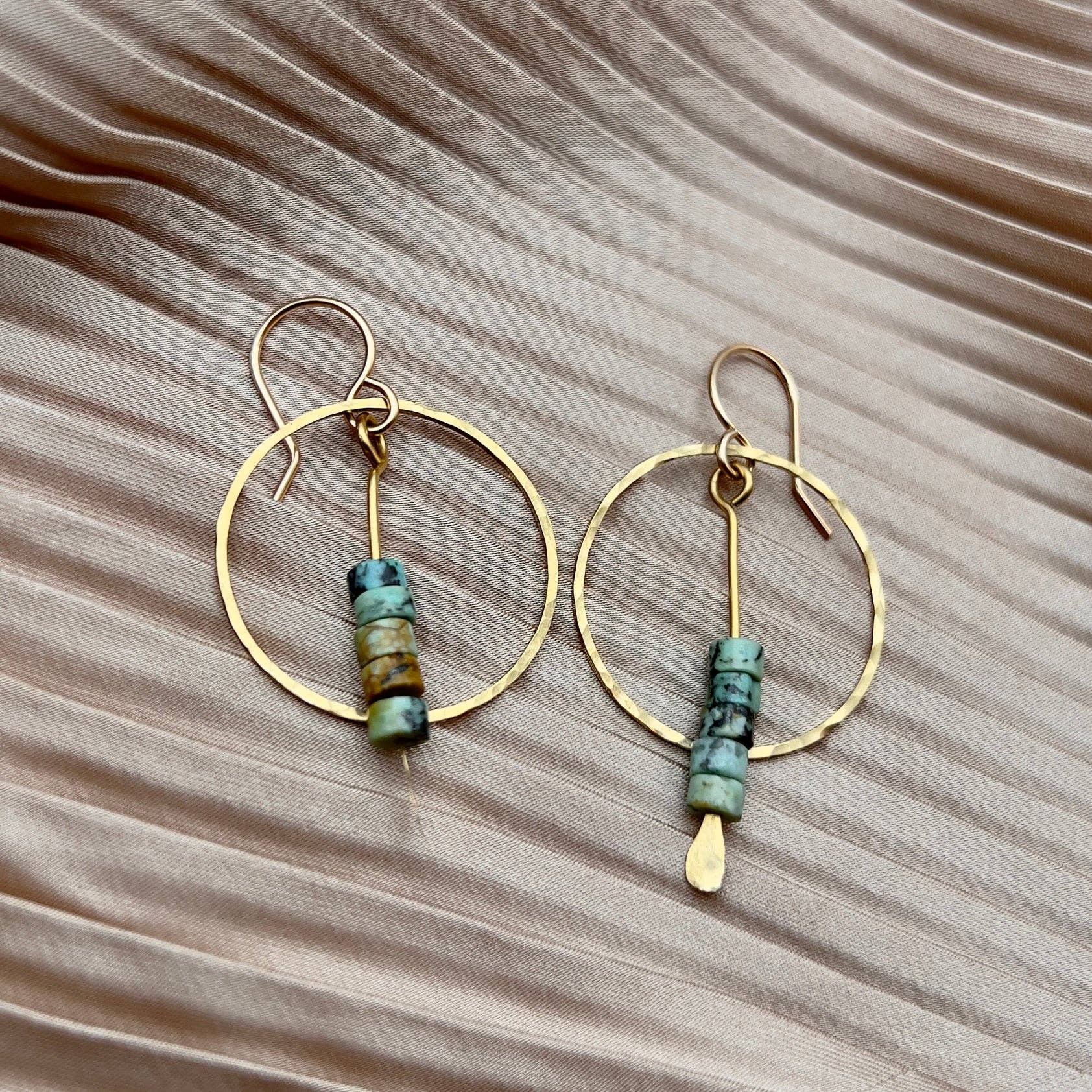 Handmade Dress For Success Earrings - Image 1