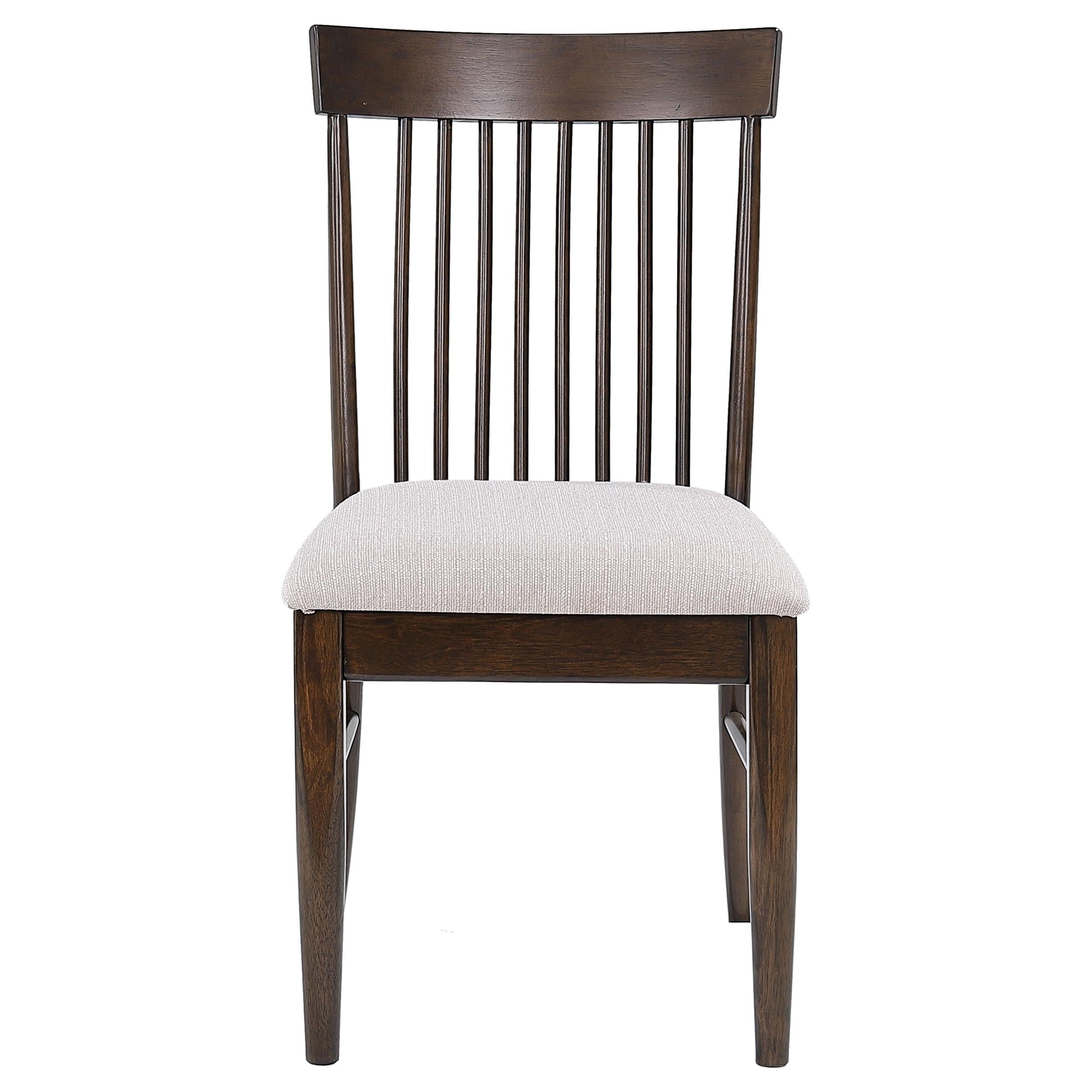 Coaster Furniture Everton 108892 Wood Dining Side Chair - Dark Walnut - Image 3