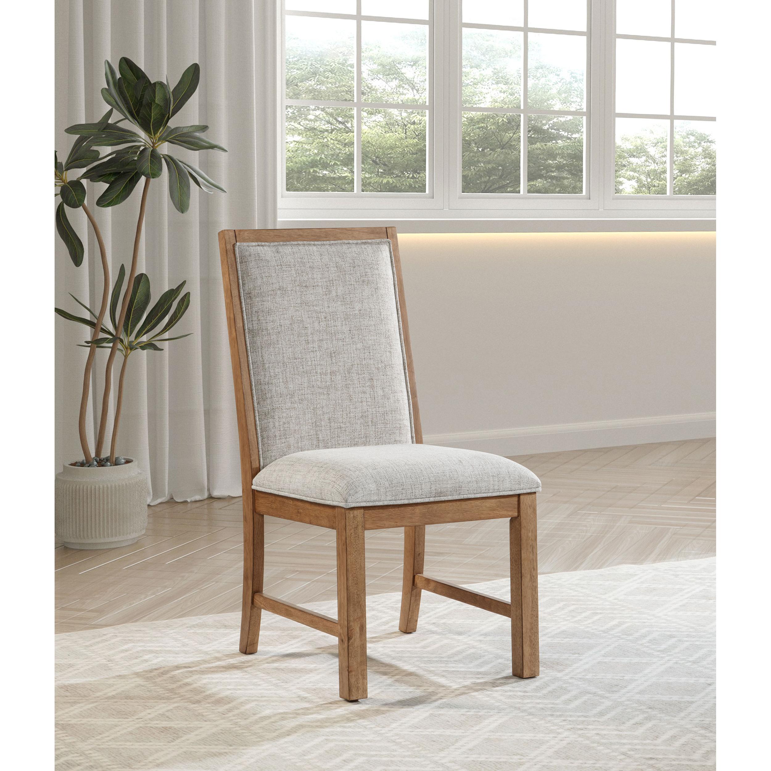 Coaster Furniture Bruner 109102 Upholstered Side Chair - Natural Brown - Image 2