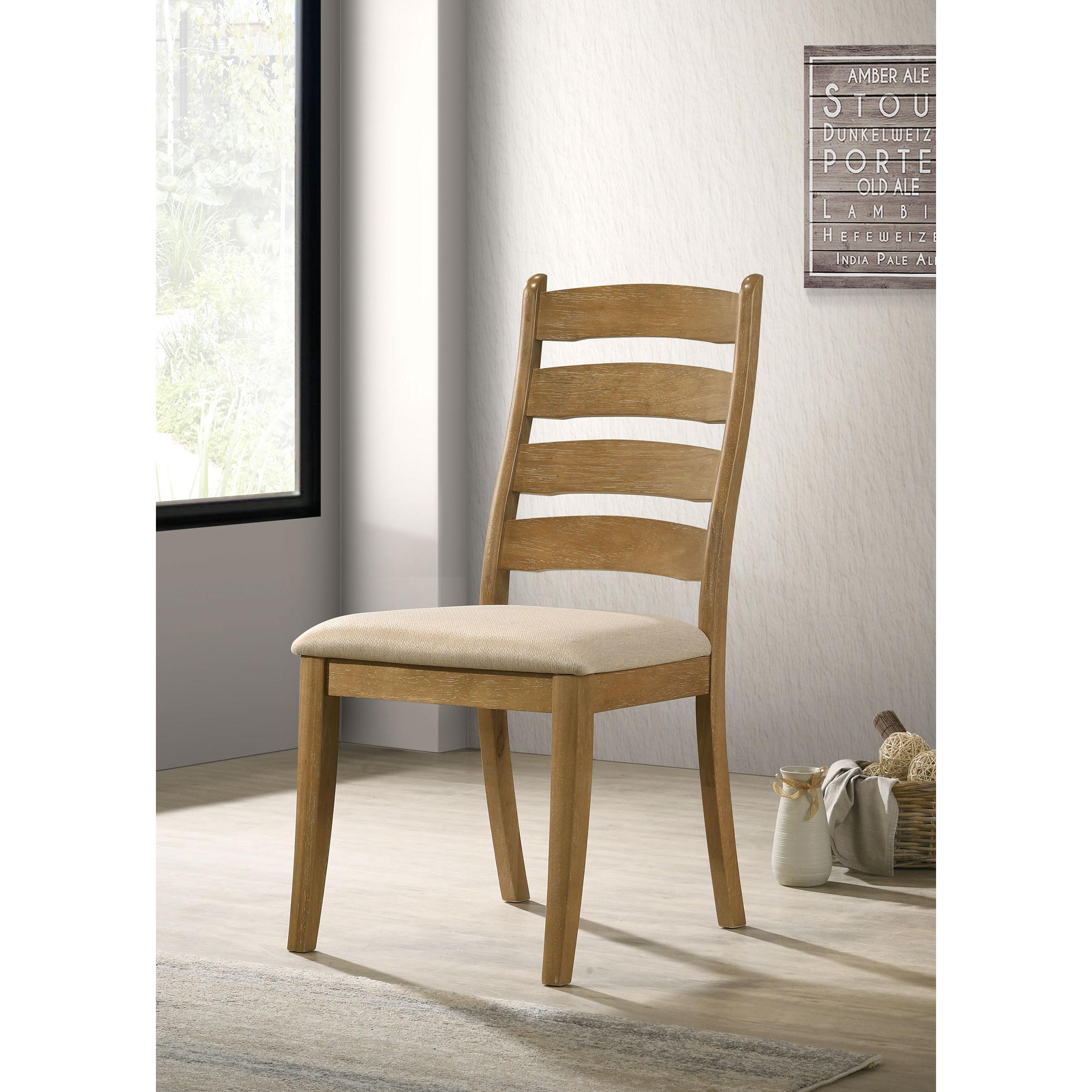 Coaster Furniture Danvers 109152 Wood Dining Side Chair - Brown Oak - Image 2