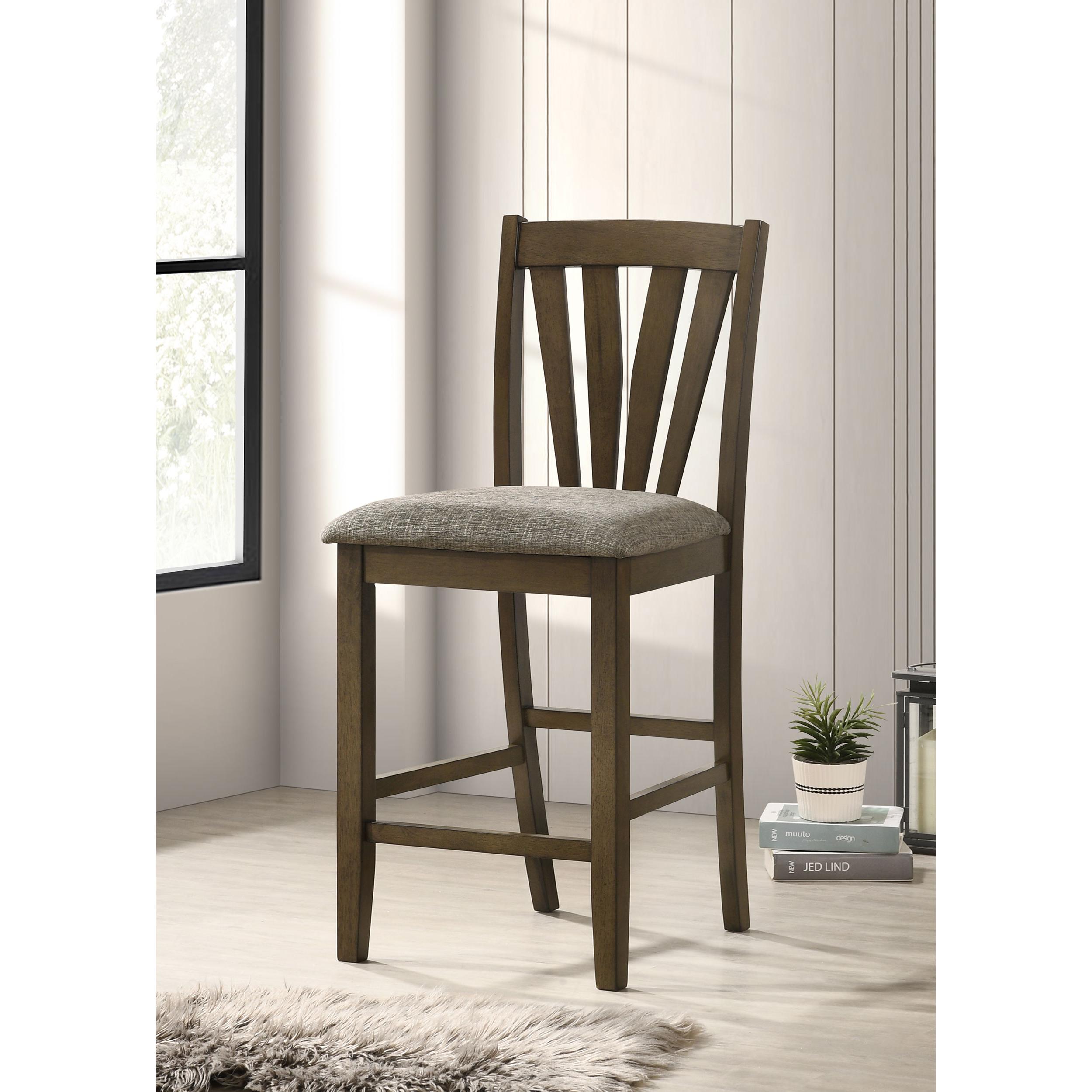 Coaster Furniture Canfield 109179 Counter Height Dining Side Chair - Brown - Image 2