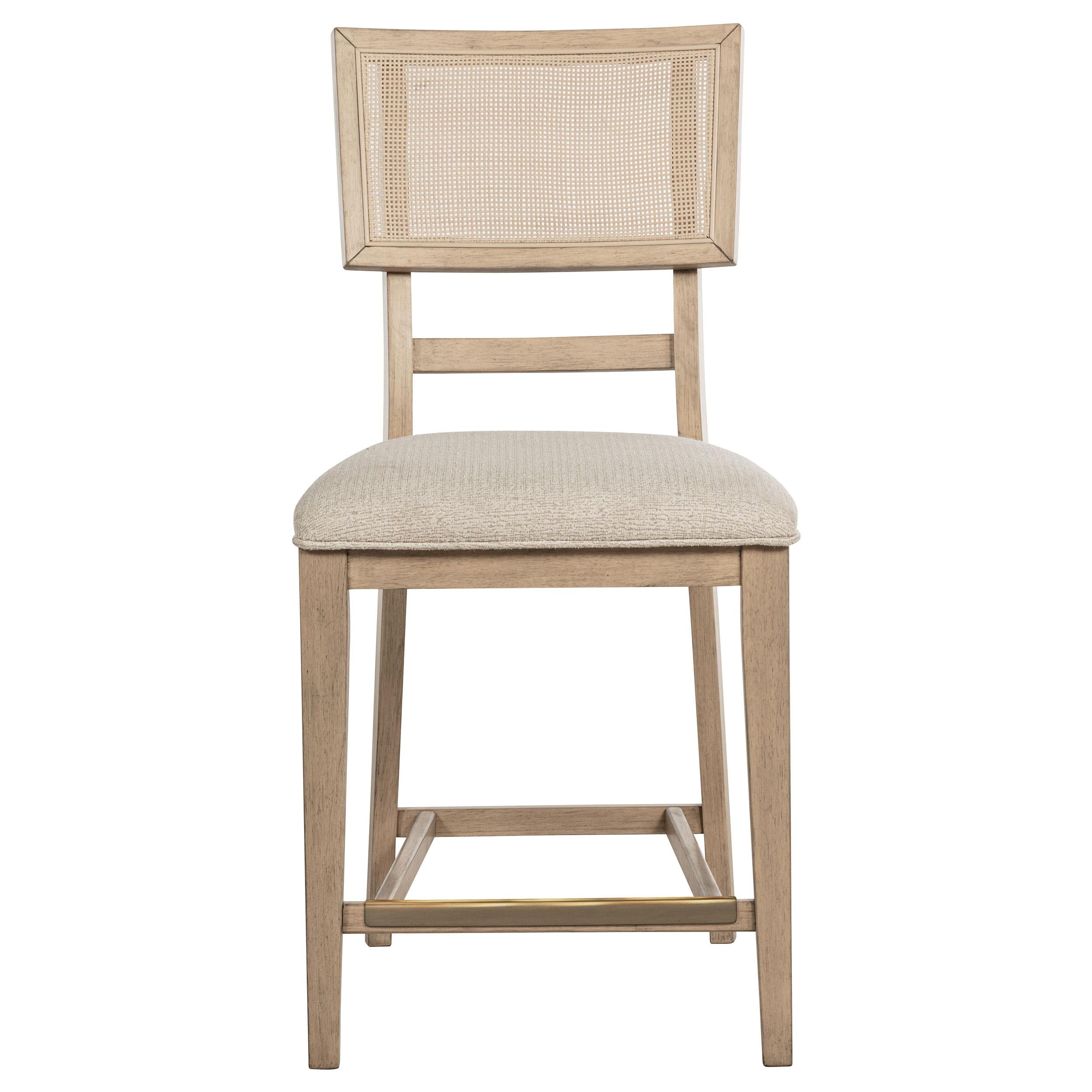 Coaster Furniture Kailani 109389 Rattan Cane Counter Side Chair - Beige Oak - Image 3