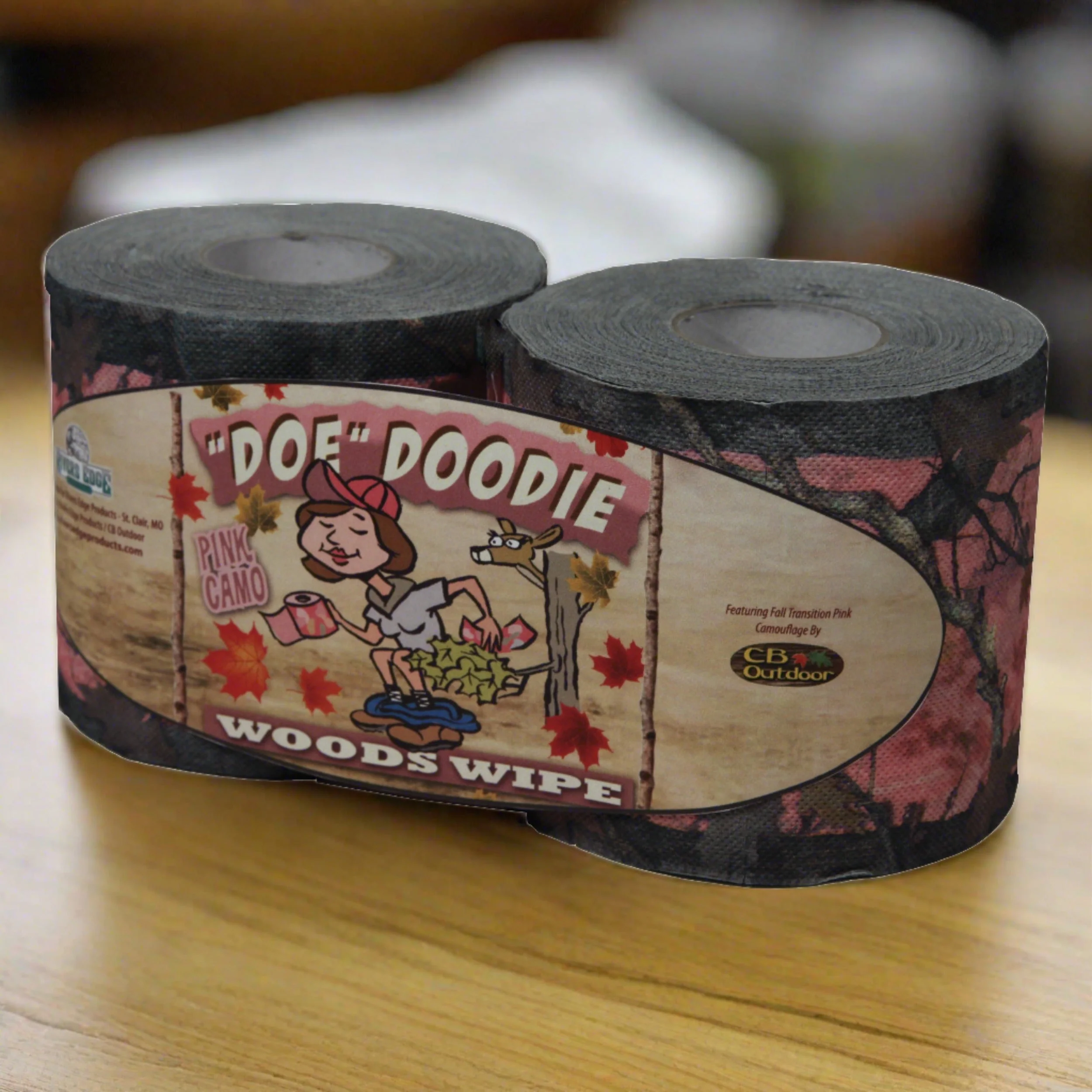 Toilet Paper 2-Pack-Pink Camo - Image 1