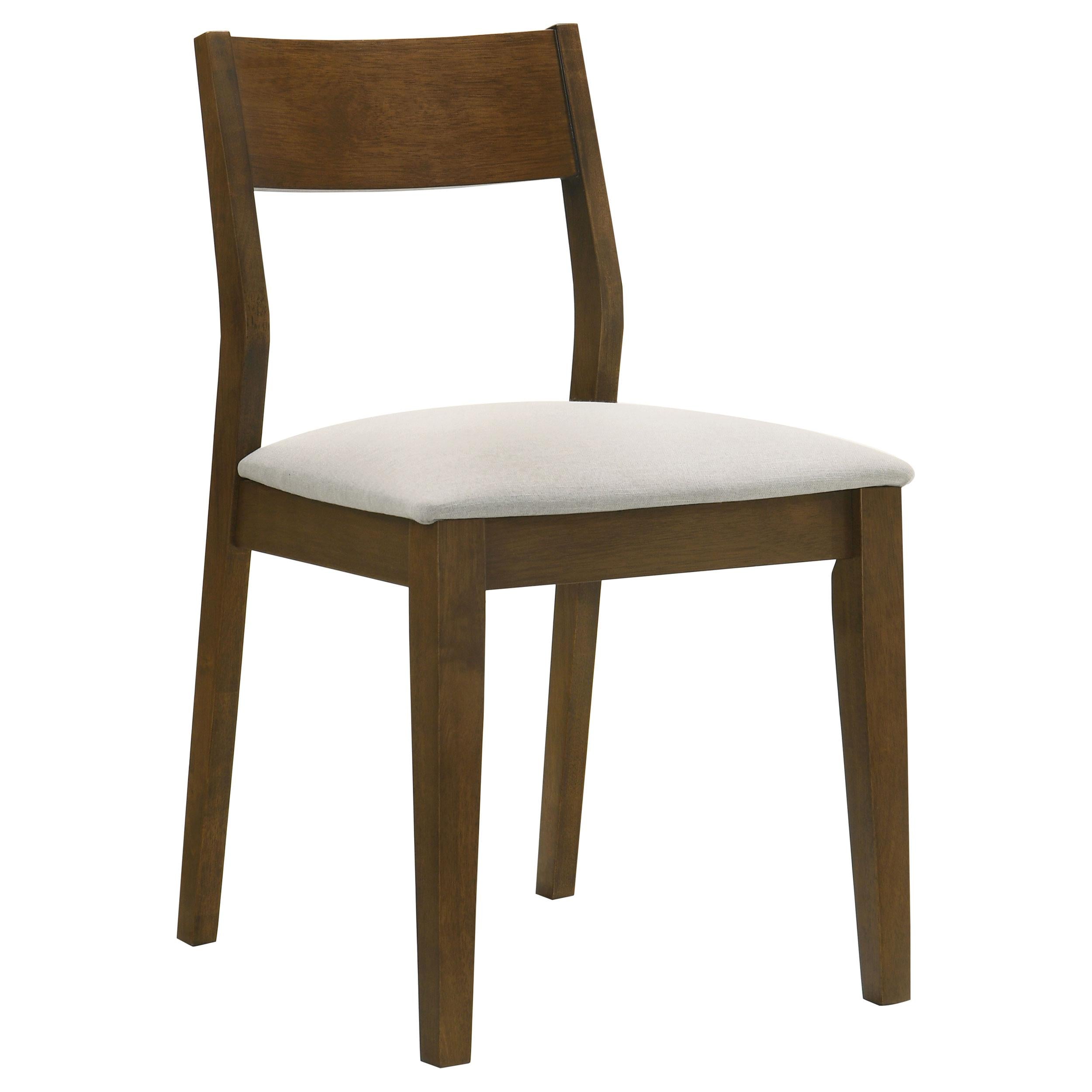 Coaster Furniture Almonte 108922 Dining Chair Upholstered Seat - Dark Brown - Image 1