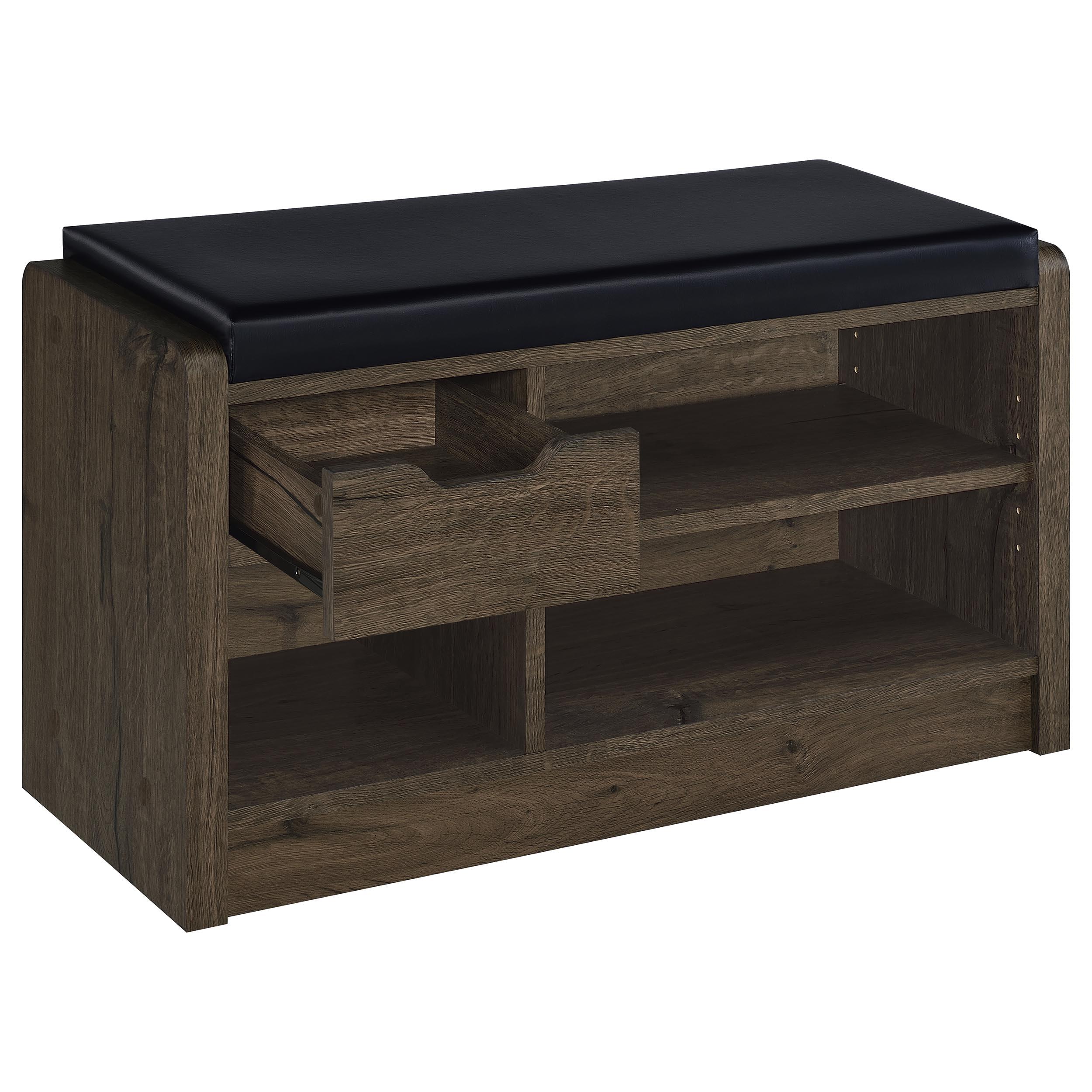 Coaster Furniture Arrington 910321 Storage Bench - Smoked Oak - Image 3