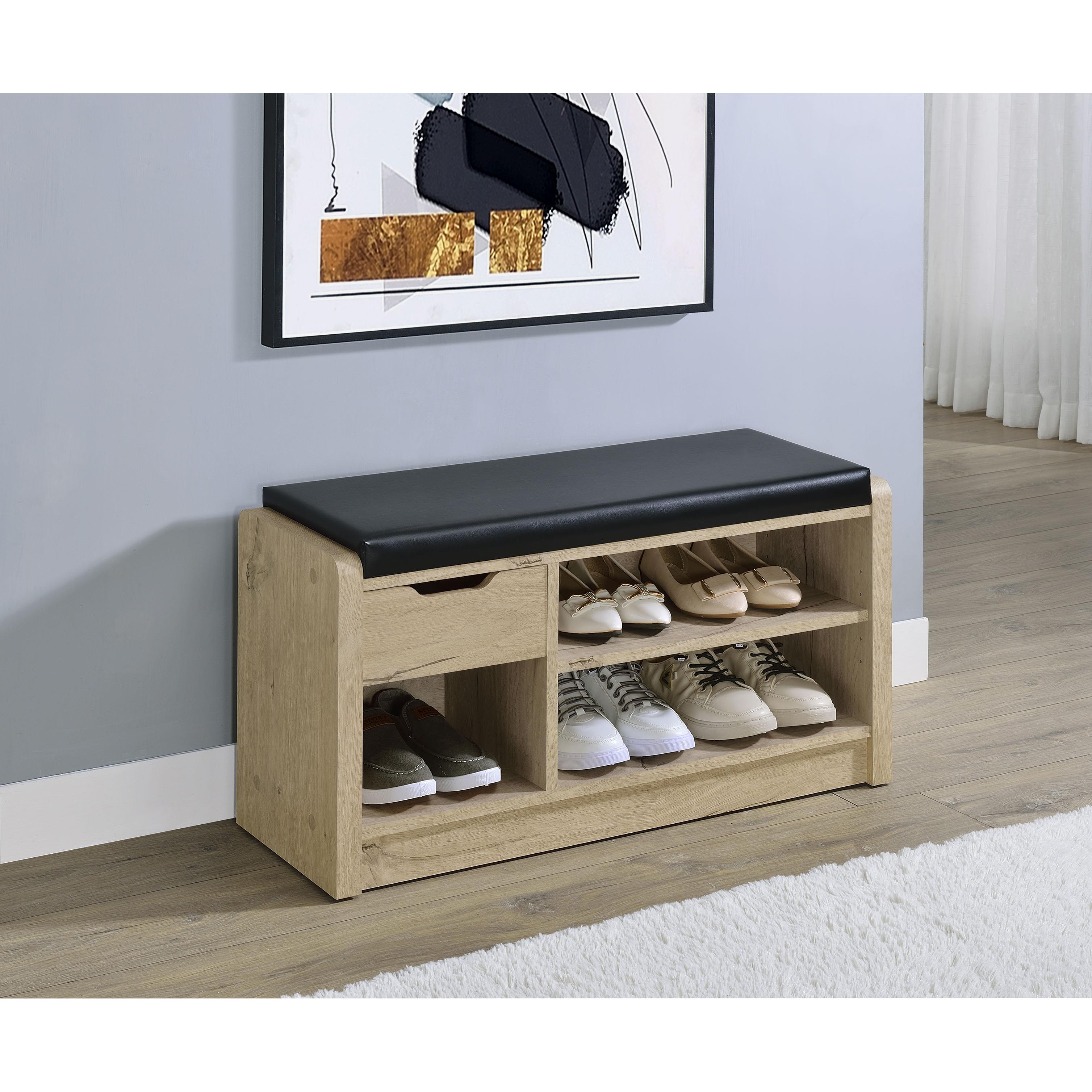 Coaster Furniture Arrington 910322 Storage Bench - White Oak - Image 2