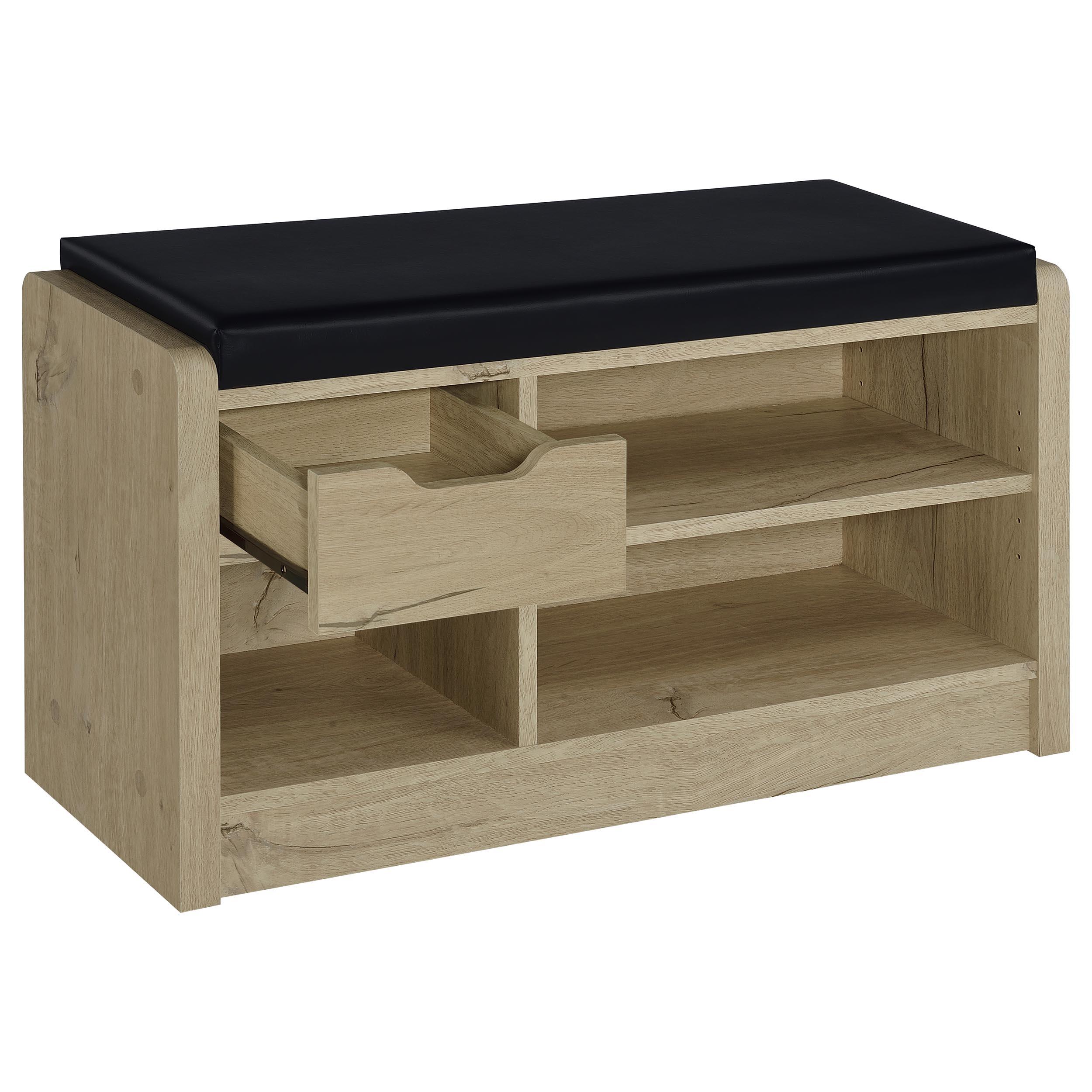 Coaster Furniture Arrington 910322 Storage Bench - White Oak - Image 3