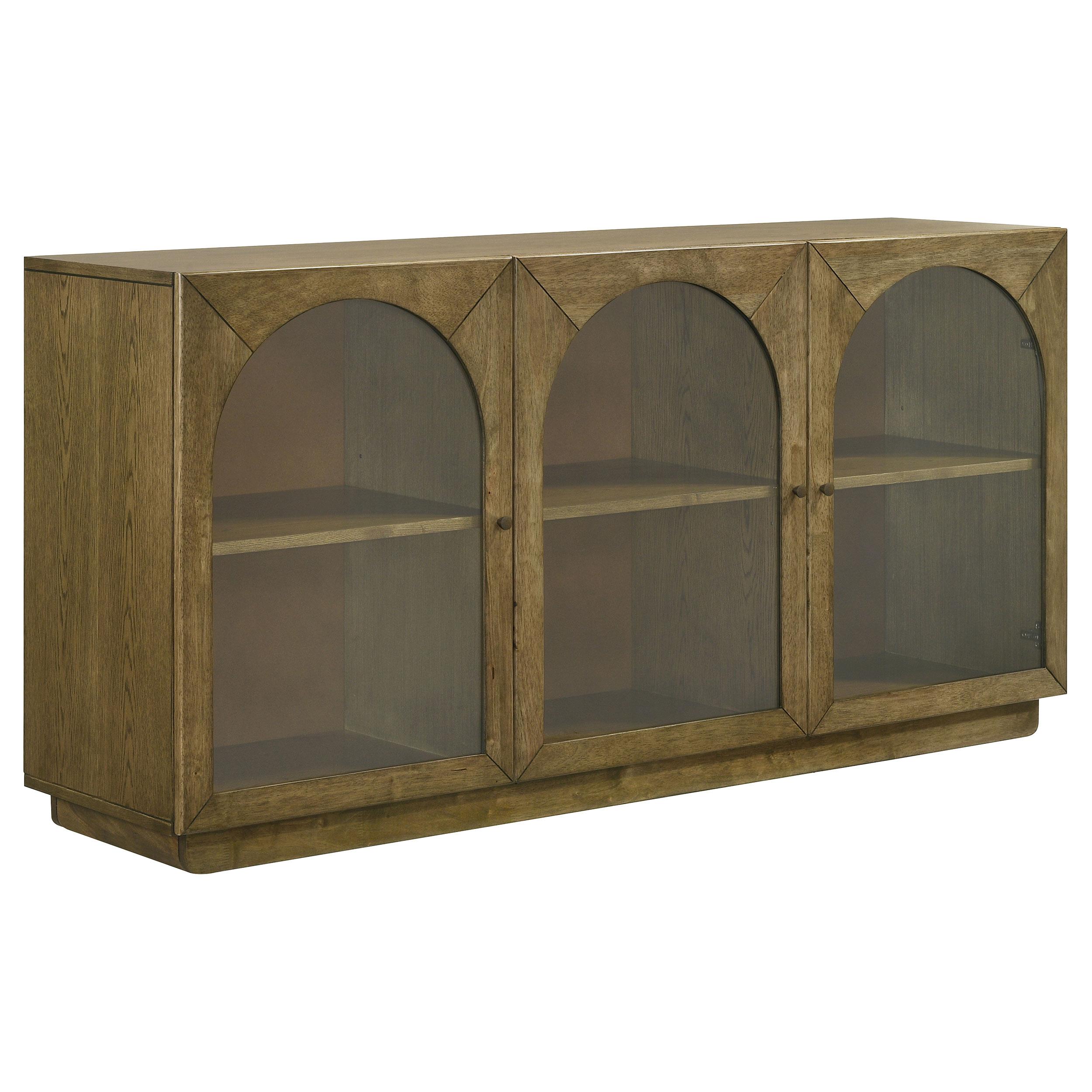Coaster Furniture Castlewood 109355 71-inch Dining Sideboard Buffet Server - Brown Oak - Image 1
