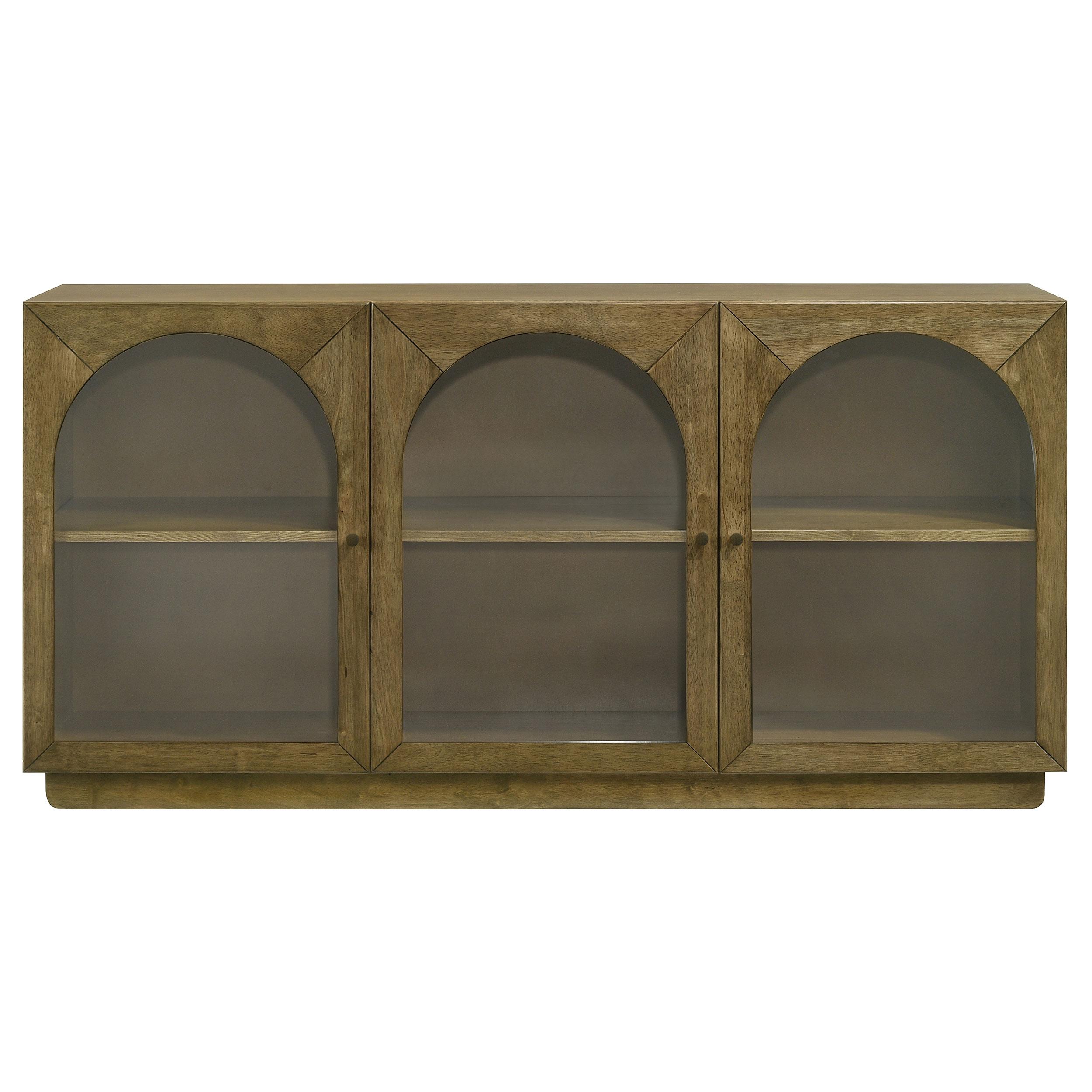 Coaster Furniture Castlewood 109355 71-inch Dining Sideboard Buffet Server - Brown Oak - Image 3