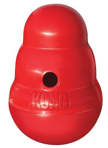 Kong Wobbler Red Small – Interactive Snack Dispenser for Smart Eaters - Image 1