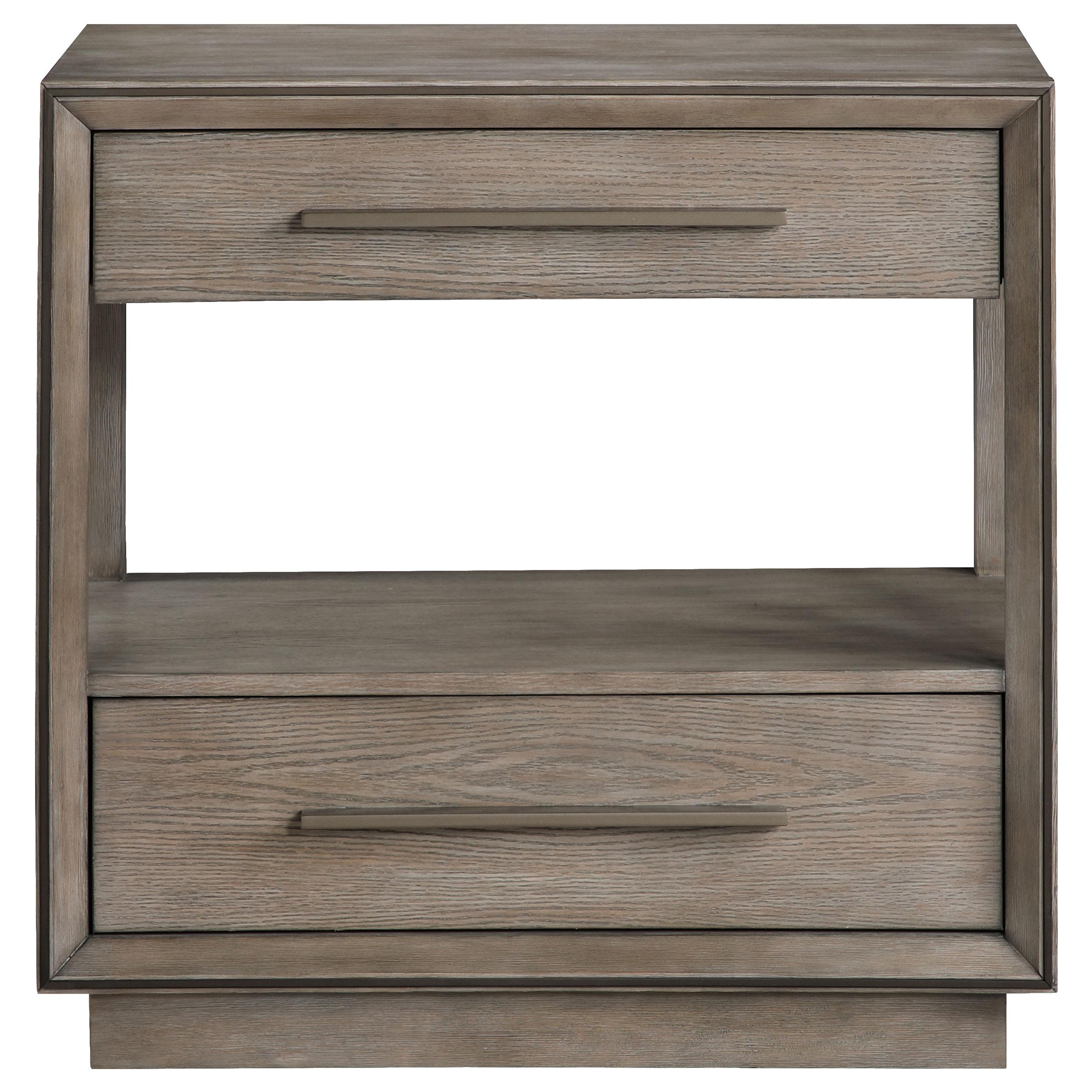 Coaster Furniture Durango 223272 2-Drawer Nightstand Bedside Table - Taupe Oak - Image 2