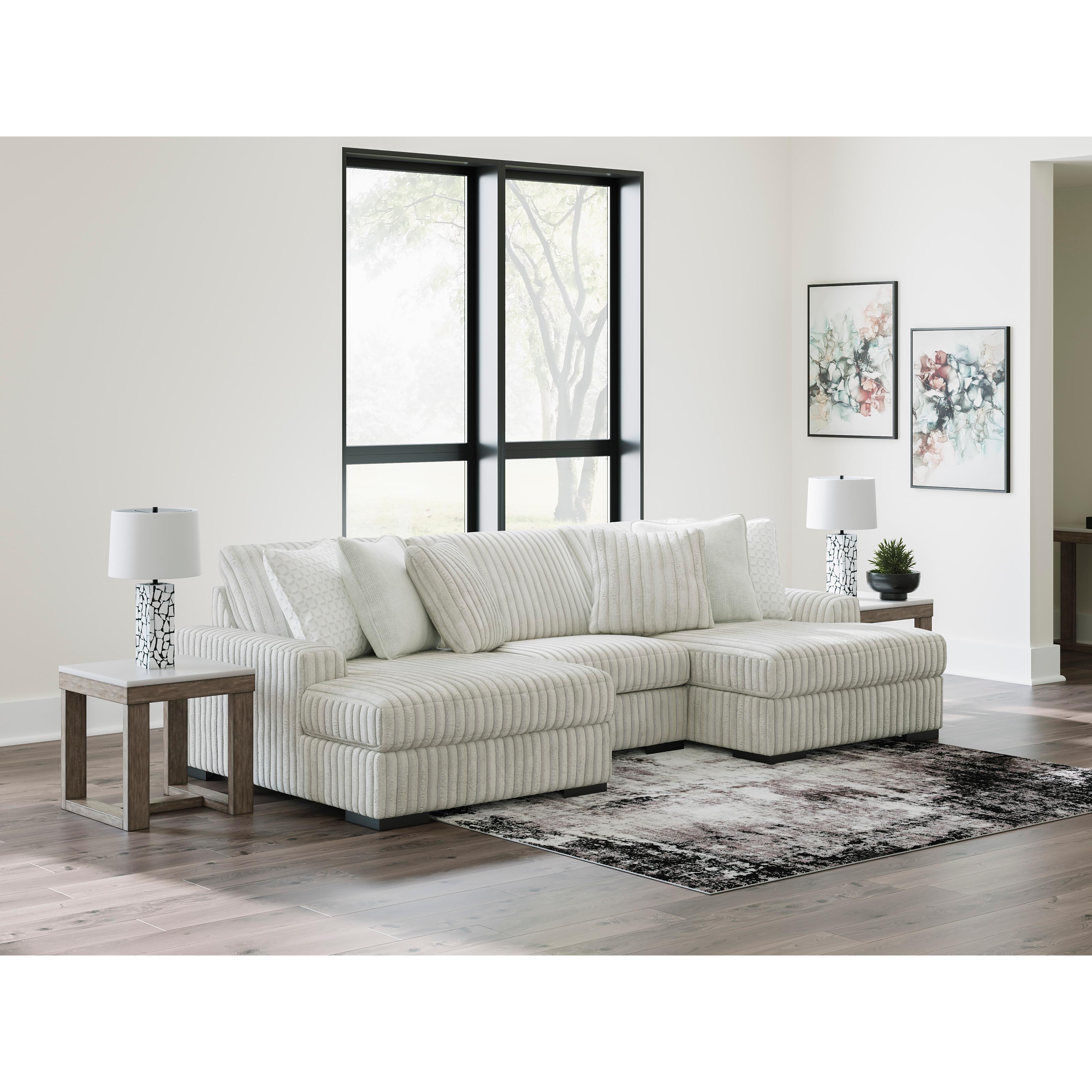 Signature Design by Ashley Stupendous 25903S4 3 pc Sectional with Double Chaise - Image 2